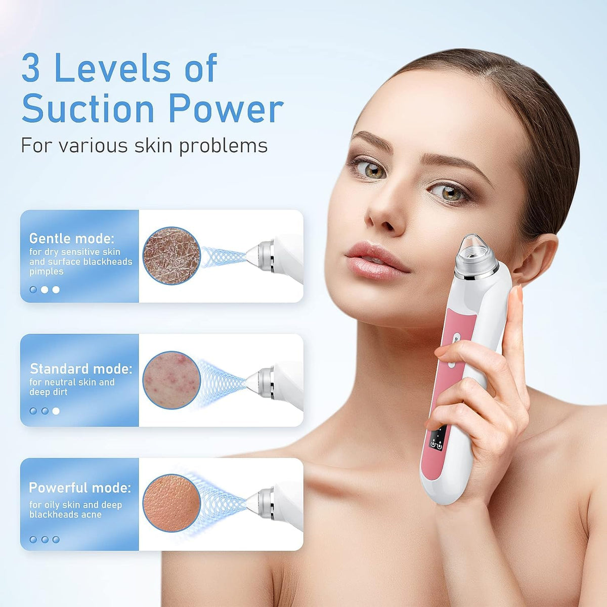 Blackhead Remover Vacuum USB Interface Type Pore Vacuum - Ottleba Official Imagery - 6