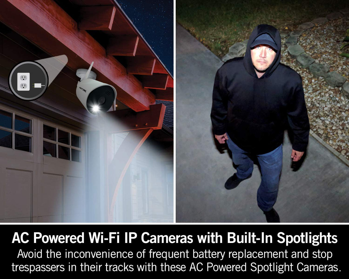 Night Owl AC Powered 1080p HD Wi Fi IP Indoor Outdoor Camera - Night Owl Official Imagery - 3