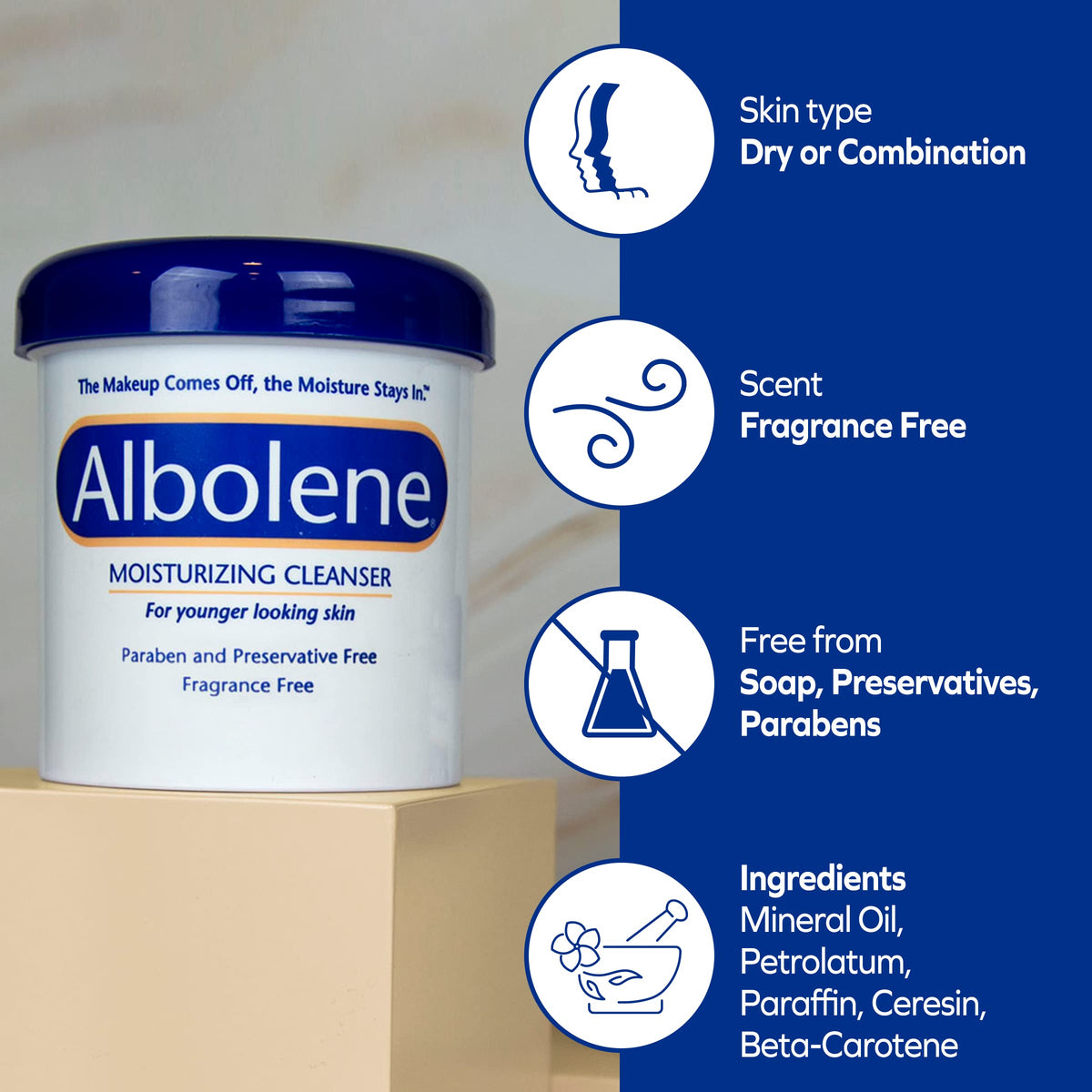 Albolene Moisturizing Cleanser Makeup Remover Fragrance Free - Albolene Official Imagery - 6