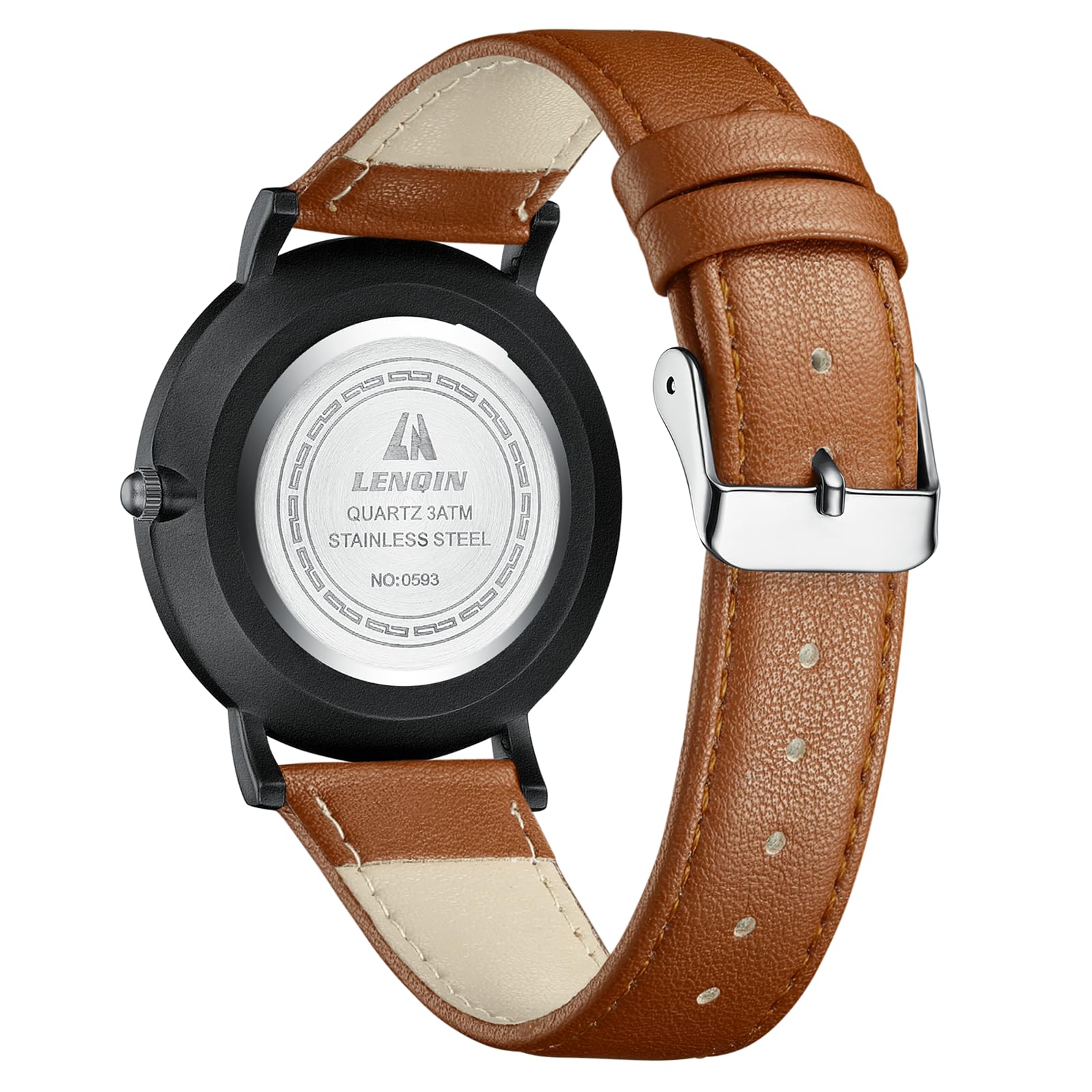 LN LENQIN Mens Watches Waterproof Stainless Steel Watch for Men - View 4