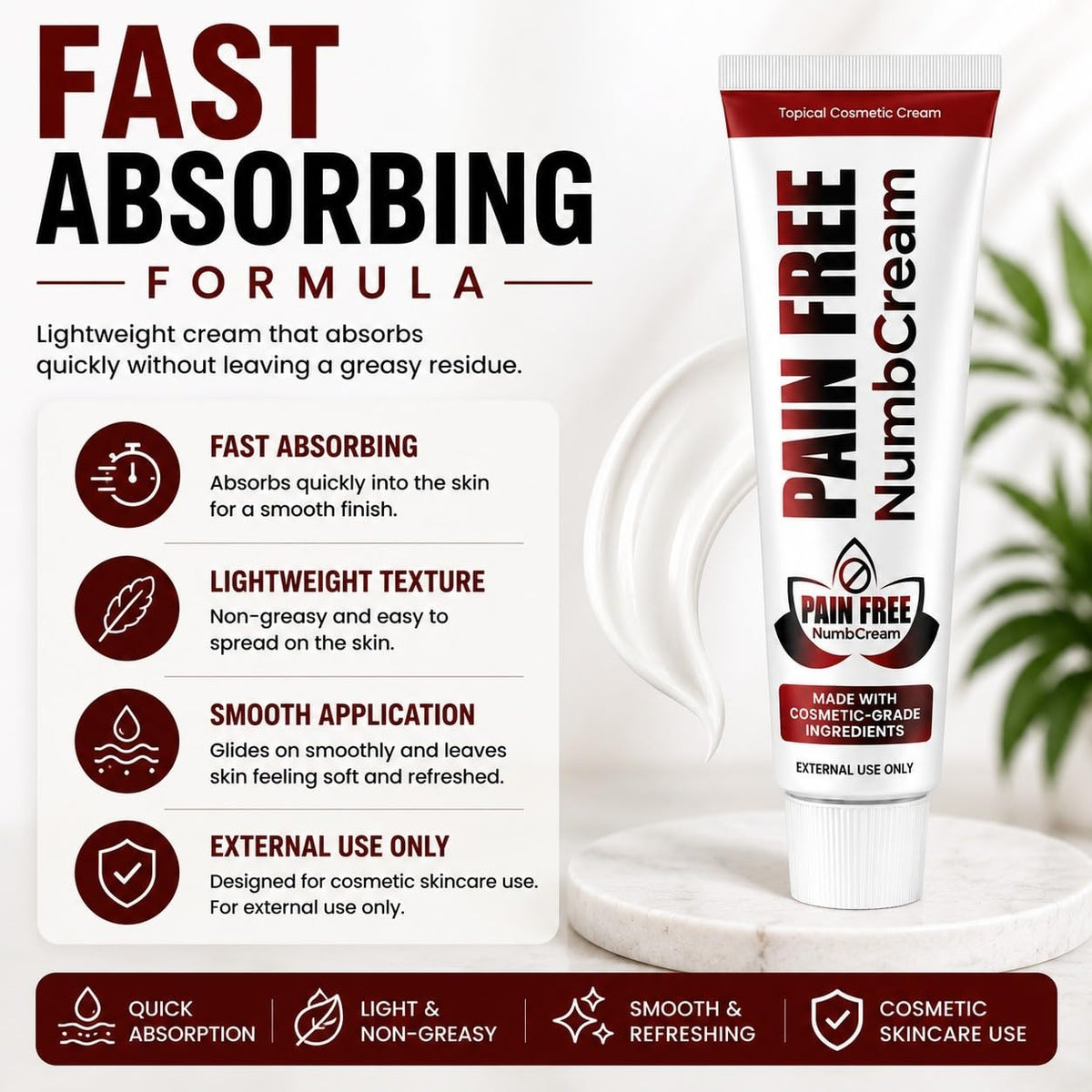 PainFree Moisturising Cream for Daily Skincare - Premium Selection Official Imagery - 3