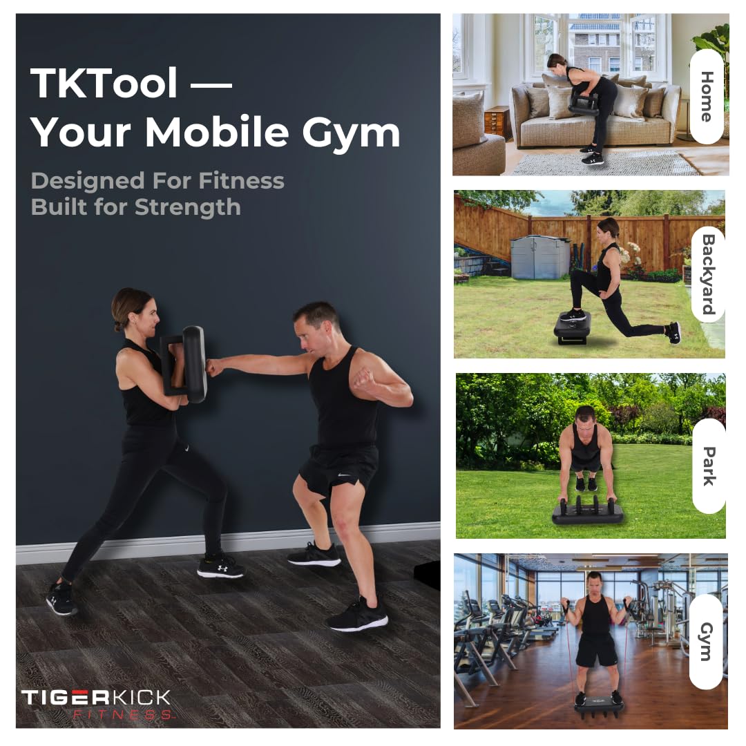 TKTool Mobile Gym Multi Purpose Training Tool at Home Gym - TigerKick Fitness Official Imagery - 4