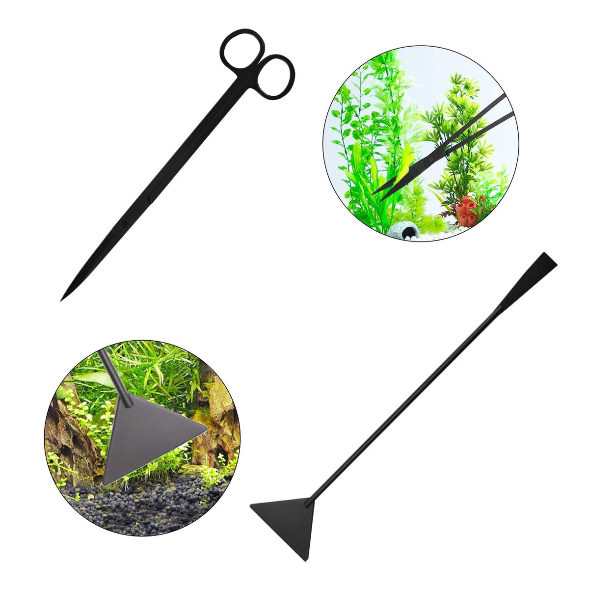 Aquascaping Tools 7 in 1 Kit Aquarium Plant Scissors Tools - KnR Harmony Official Imagery - 7