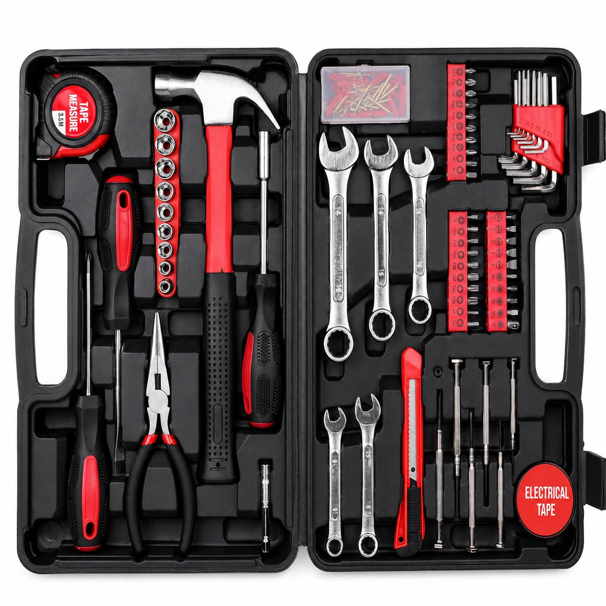 148 Piece Household Tool Kit with Sturdy Case Carbon Steel - XTORVERA Official Imagery - 2