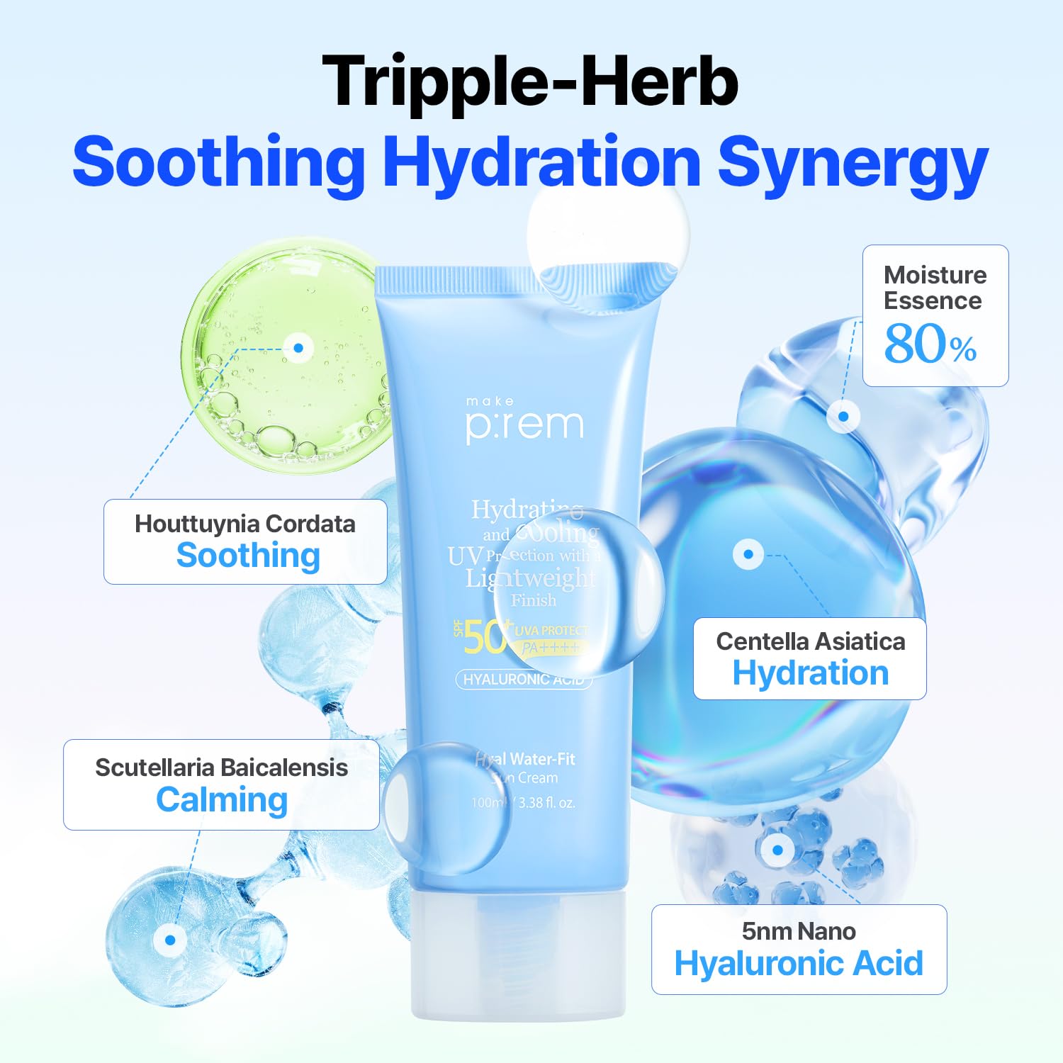 MAKE P REM Hyal Water Fit Face Body Sunscreen 3 38 fl oz - MAKEP:REM Official Product Imagery - 5