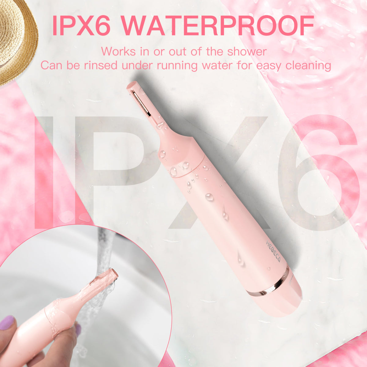 HEBECA Nose Hair Trimmer for Women 3in1 Electric Eyebrow - HEBECA Official Imagery - 8
