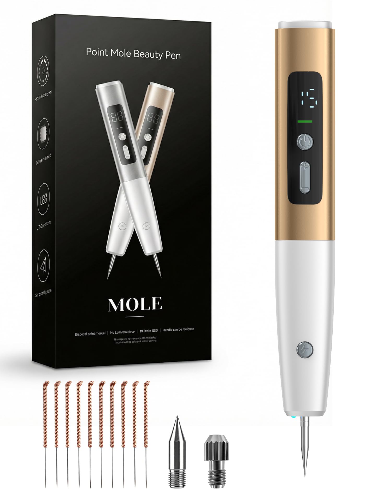 USB Rechargeable Skin Tag Remover Pen - Product Imagery