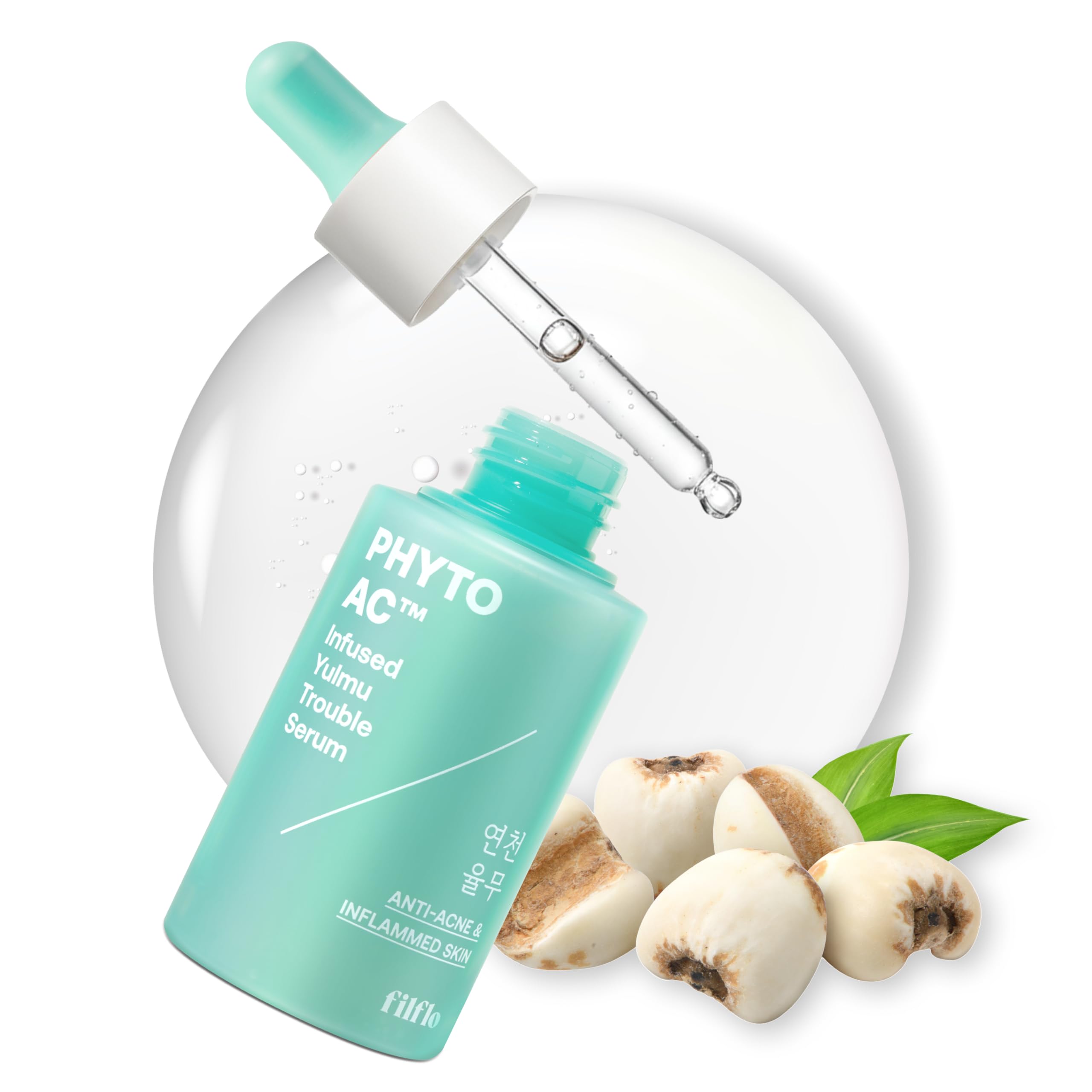 Phyto ac Infused Yulmu Trouble Serum, Korean Natural Facial - FILFLO