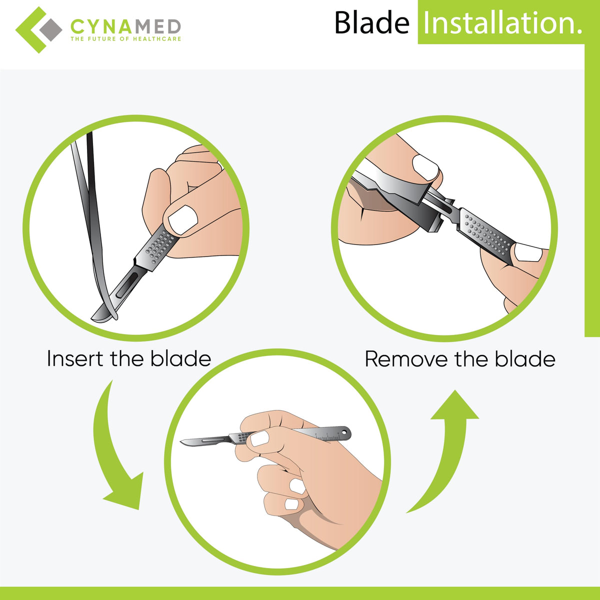 Cynamed 3 Piece Professional Dermaplaning Tool Kit - Cynamed Official Imagery - 8