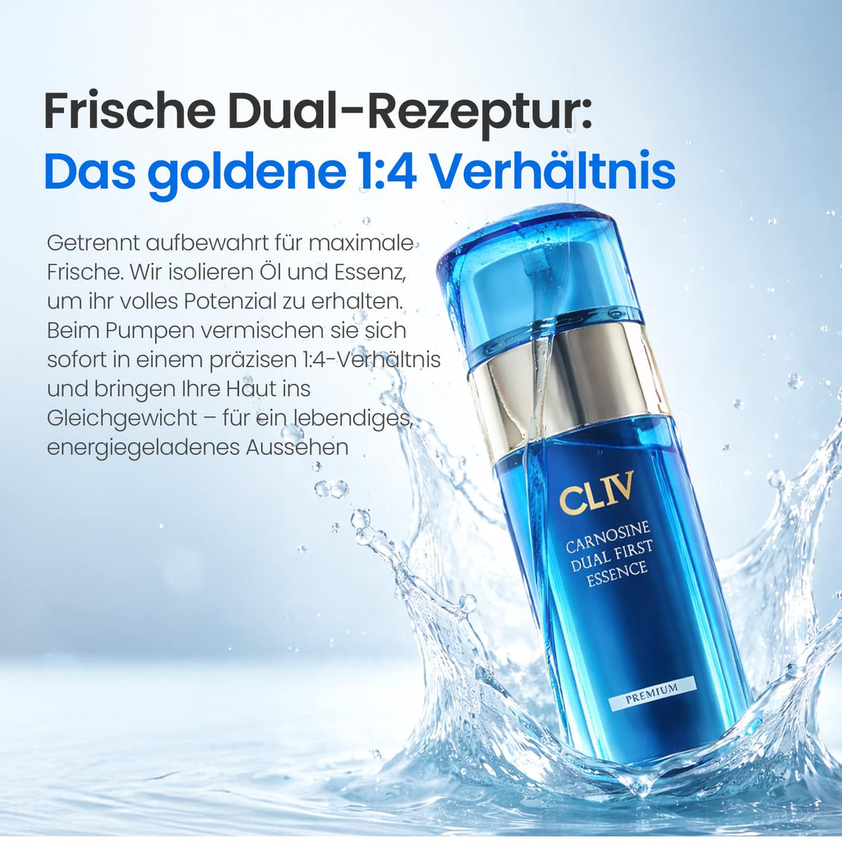 Carnosine Dual First Essence Korean Skincare Facial - CLIV Official Imagery - 4