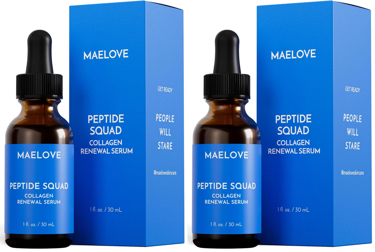 MAELOVE Peptide Squad Collagen Renewal Serum 1 fl oz - MAELOVE Official Imagery - 8