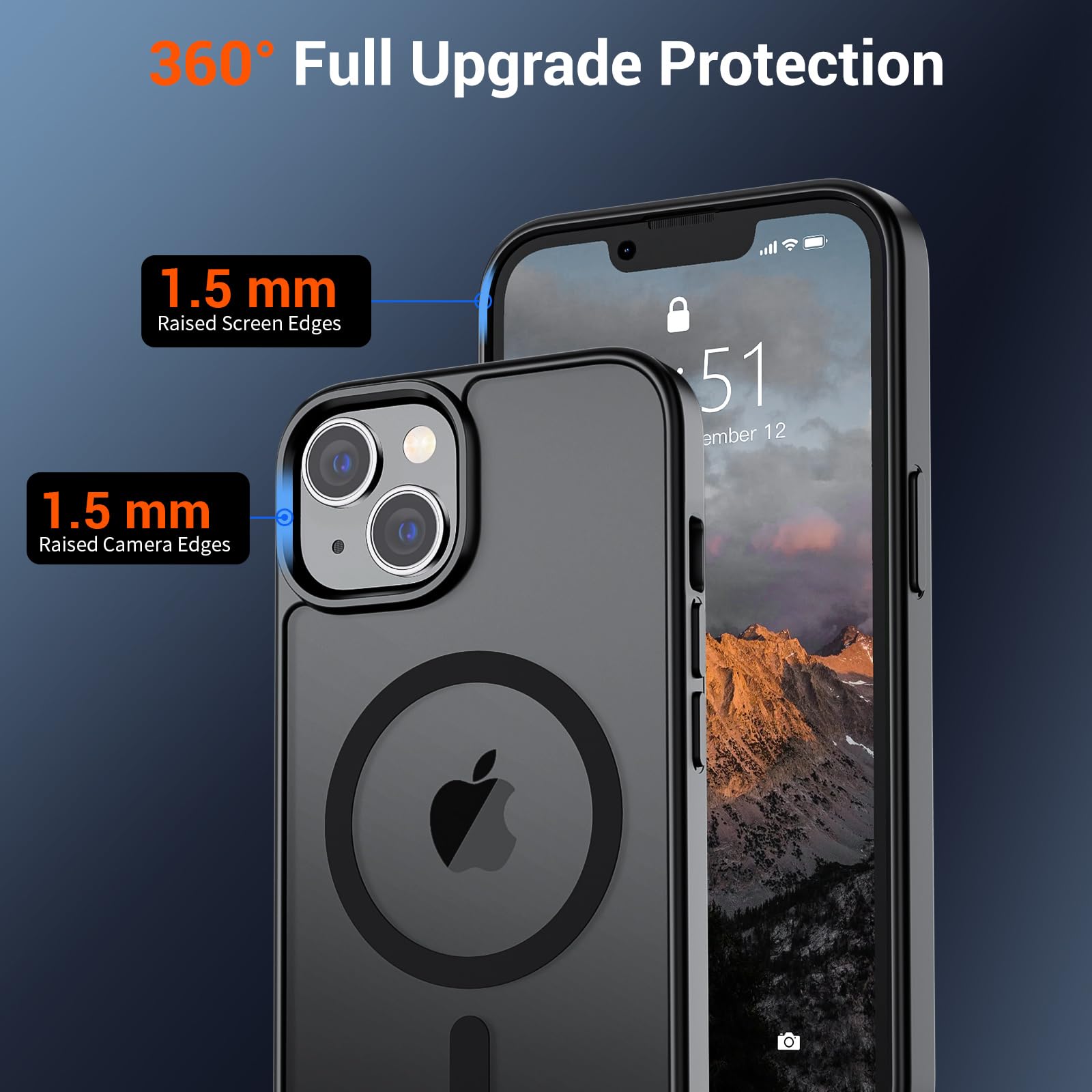 SUPFINE Magnetic for iPhone 15 Case Black - SUPFINE Official Product View 4
