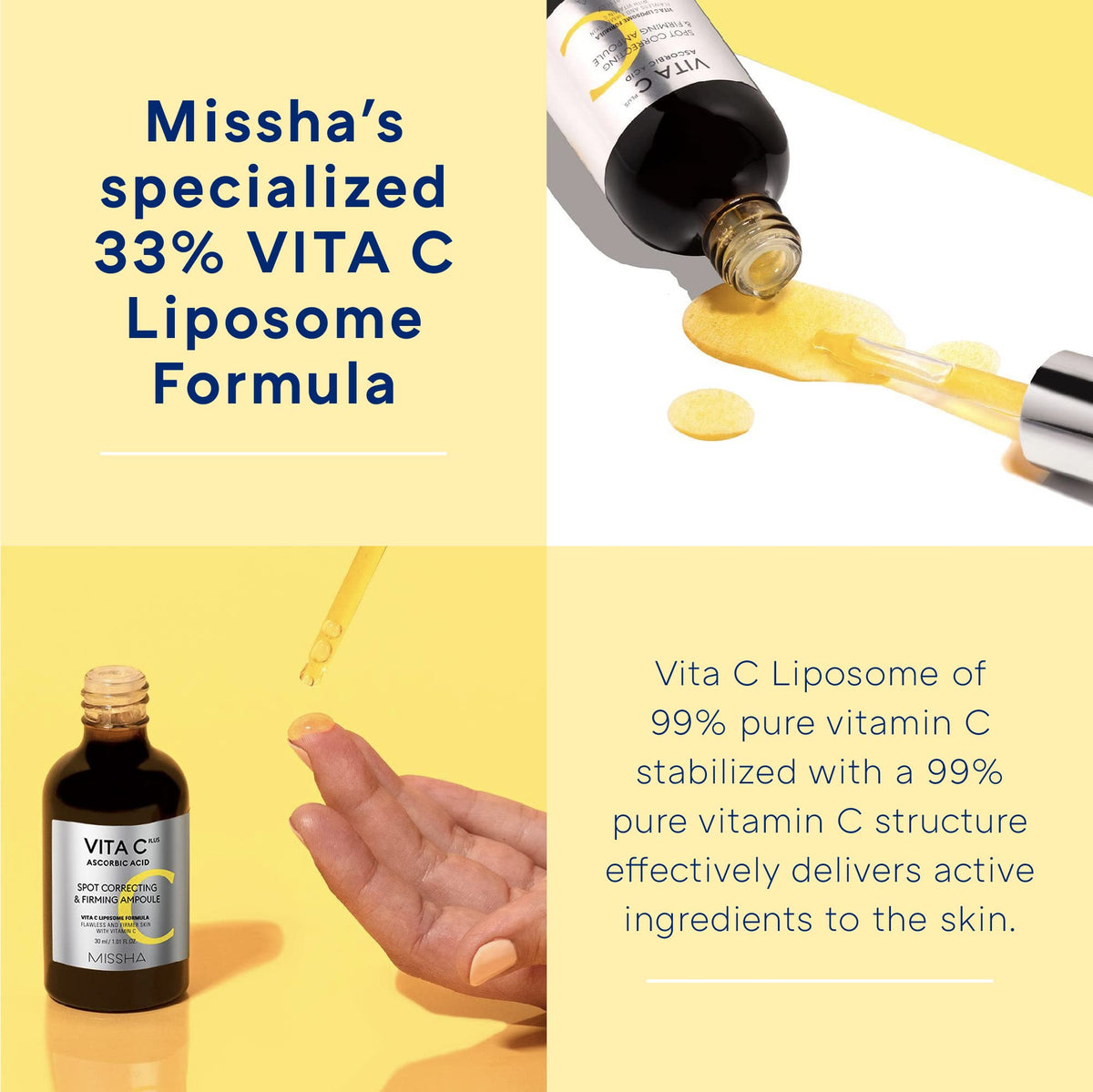MISSHA Vita C Plus Ampoule Vitamin C Serum Korean Skin Care - MISSHA Official Imagery - 6