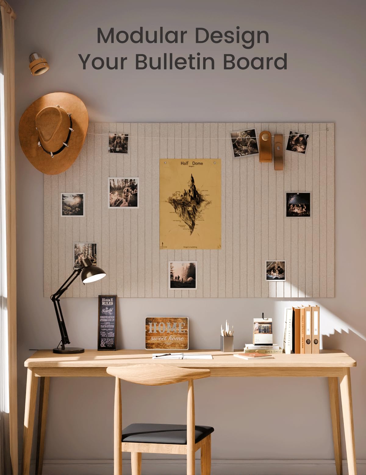 48 x 36 Large Felt Bulletin Board Oatmeal - Fluxynara Official Imagery - 7
