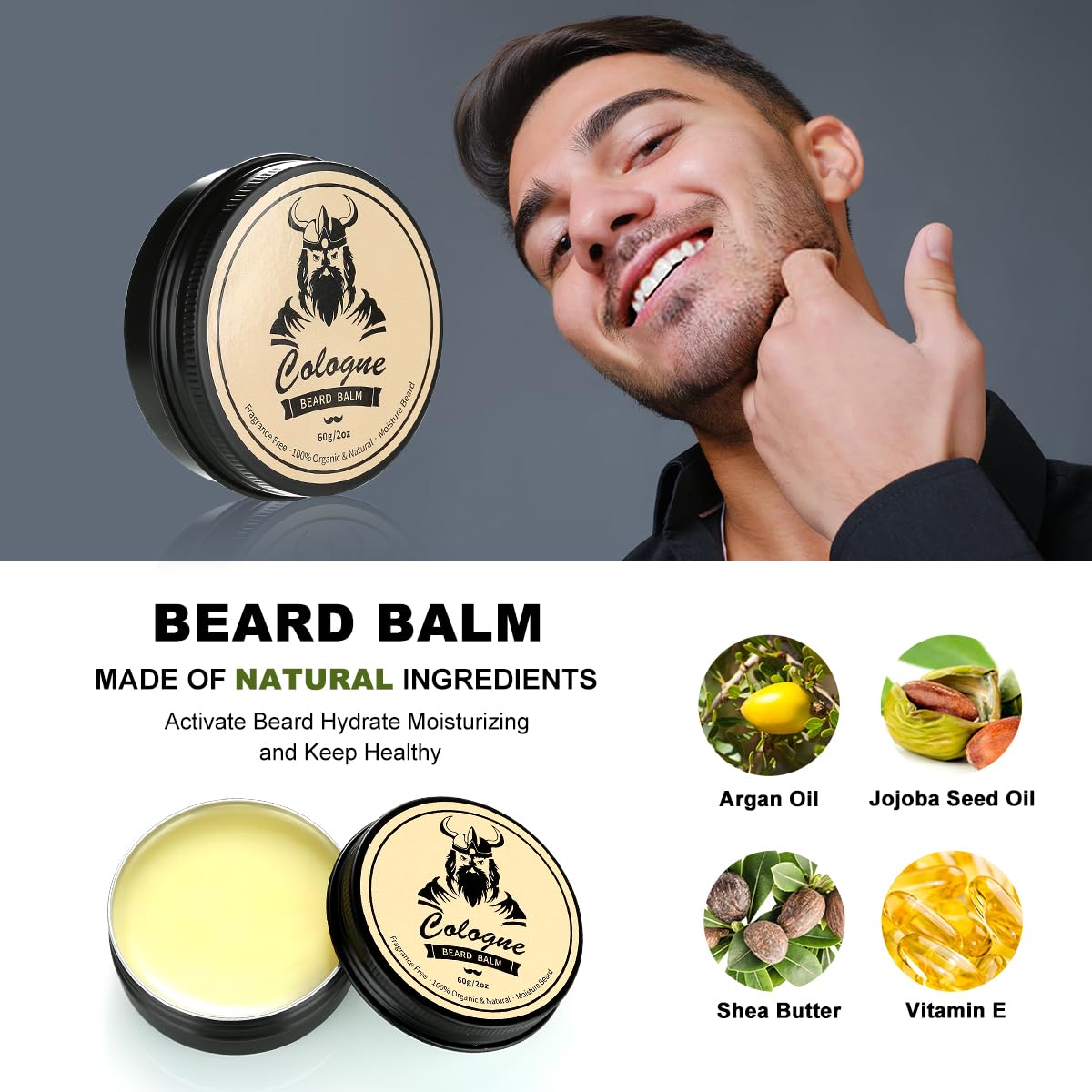 Beard Kit Gifts for Men 10 Pcs Cool Fathers Day Birthday - EXREIZST Official Imagery - 6