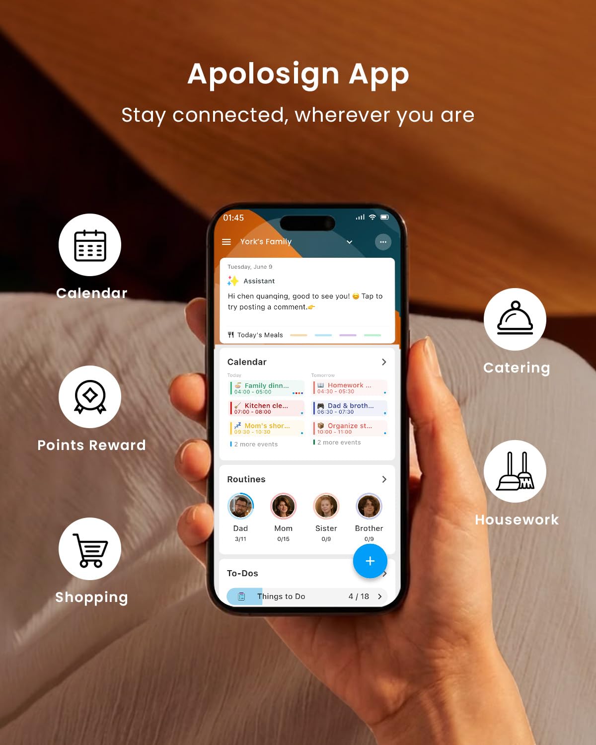 Apolosign 15.6-inch Digital Calendar, Smart Wall Planner with Cal - ApoloSign Official Product View 9