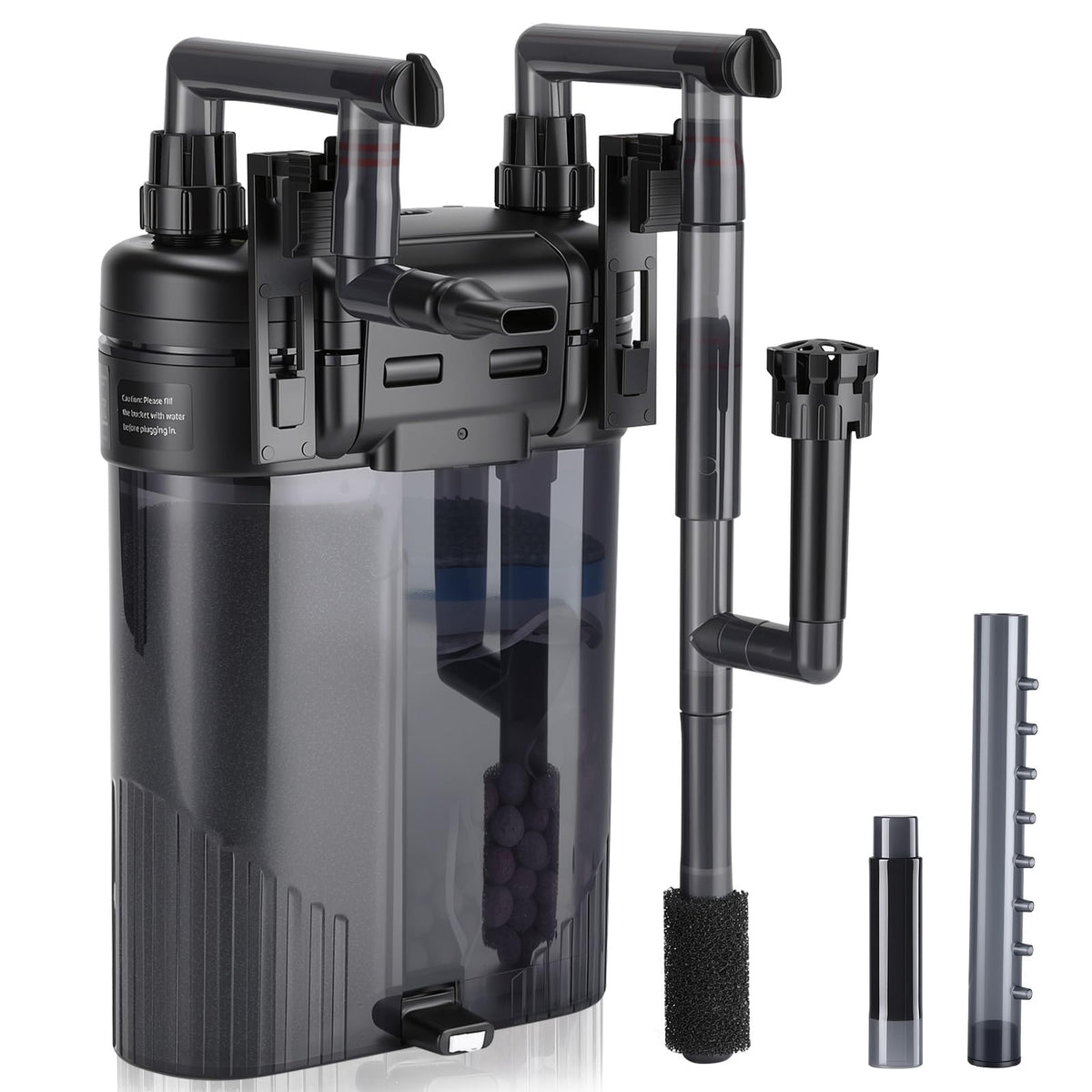 hygger Hang On Back Aquarium Canister Filter with 4 Stage - hygger Official Imagery - 1