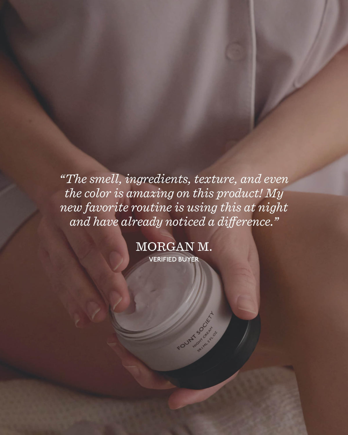 Fount Society Overnight Face Cream with Peptides and - Fount Society Official Imagery - 5