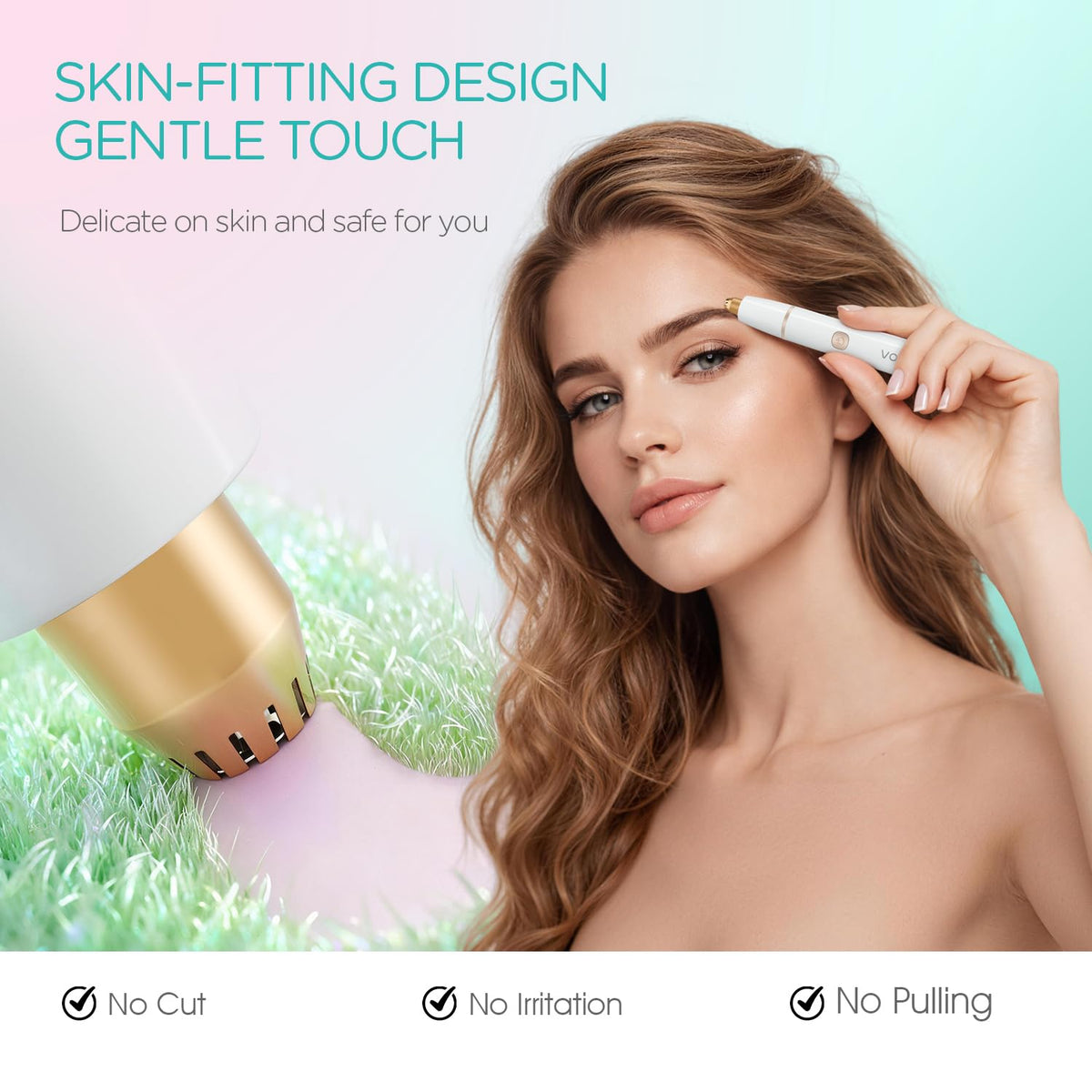 VOGOE Eyebrow Trimmer for Women 3 in 1 Electric Eyebrow - VOGOE Official Imagery - 5