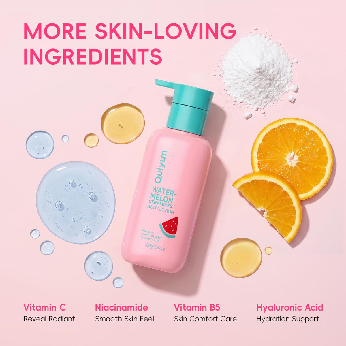 Watermelon Body Care Gift Set Bubbly Spa Supple Glowing Skin - QUIYUM Official Imagery - 5