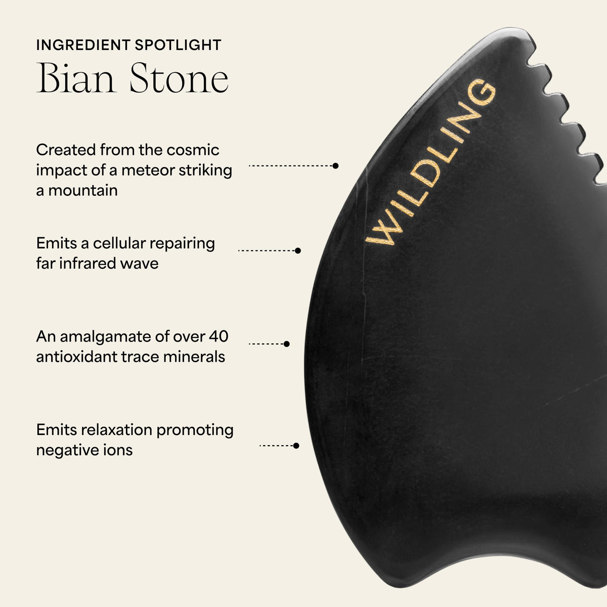 Empress Stone Gua Sha Facial Stone I Facial Massage Stone to - Wildling Official Imagery - 7