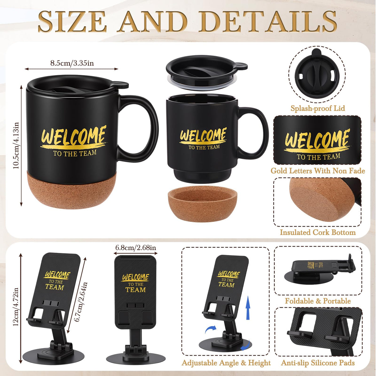 6 Pcs New Employee Welcome to The Team Gift Set - e esscopro Official Imagery - 4