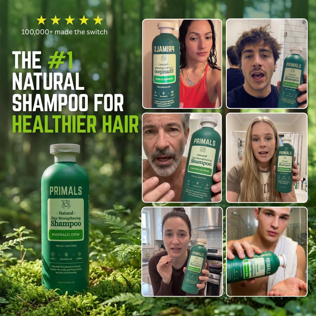 PRIMALS Hair Strengthening Shampoo - PRIMALS Official Imagery - 4