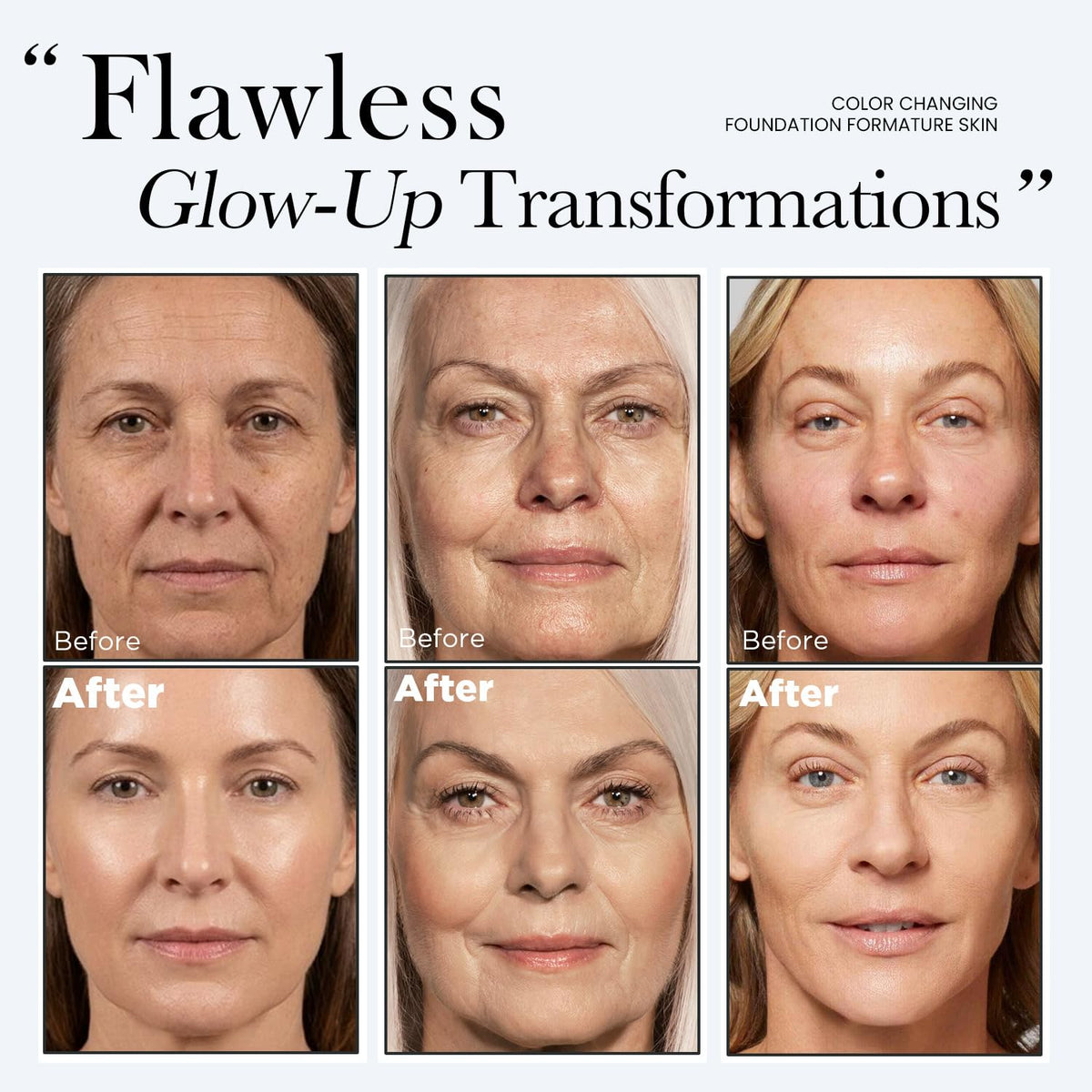 Color Changing Foundation with Professional Brush for Mature - LATORICE Official Imagery - 5