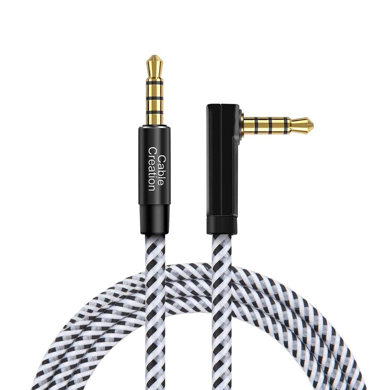 CableCreation 3.5mm Audio Cable , TRRS 3.5mm Stereo Aux Cable by CableCreation - Angle View 2