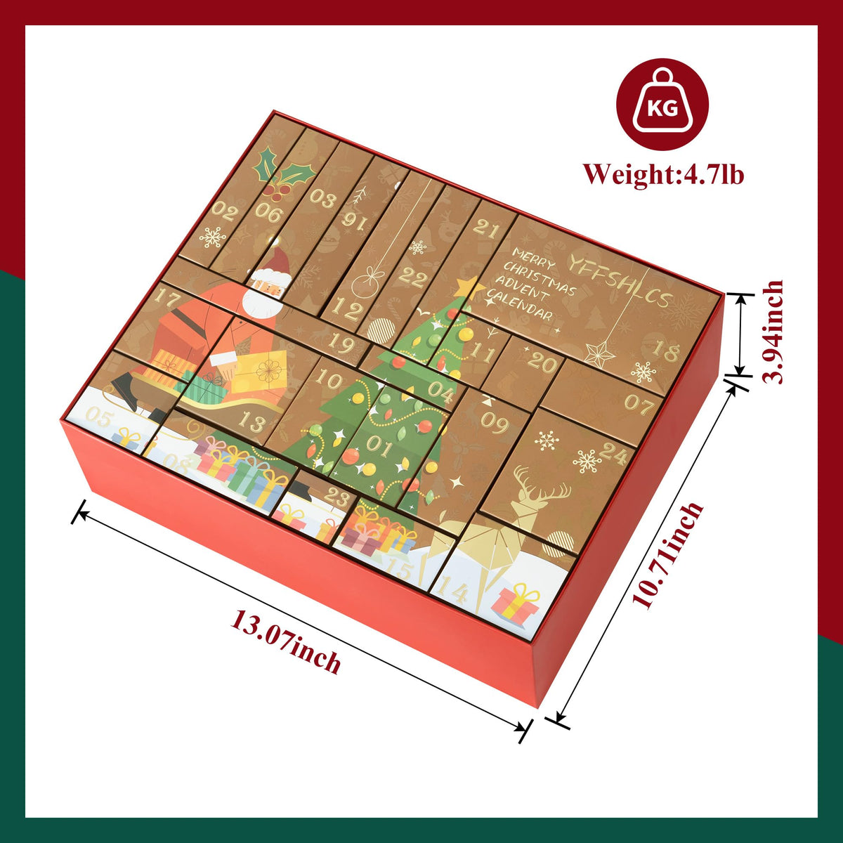 Advent Calendar 2026 24 Days of Beauty Advent Calendar Bath - YFFSHLCS Official Product Imagery - 4