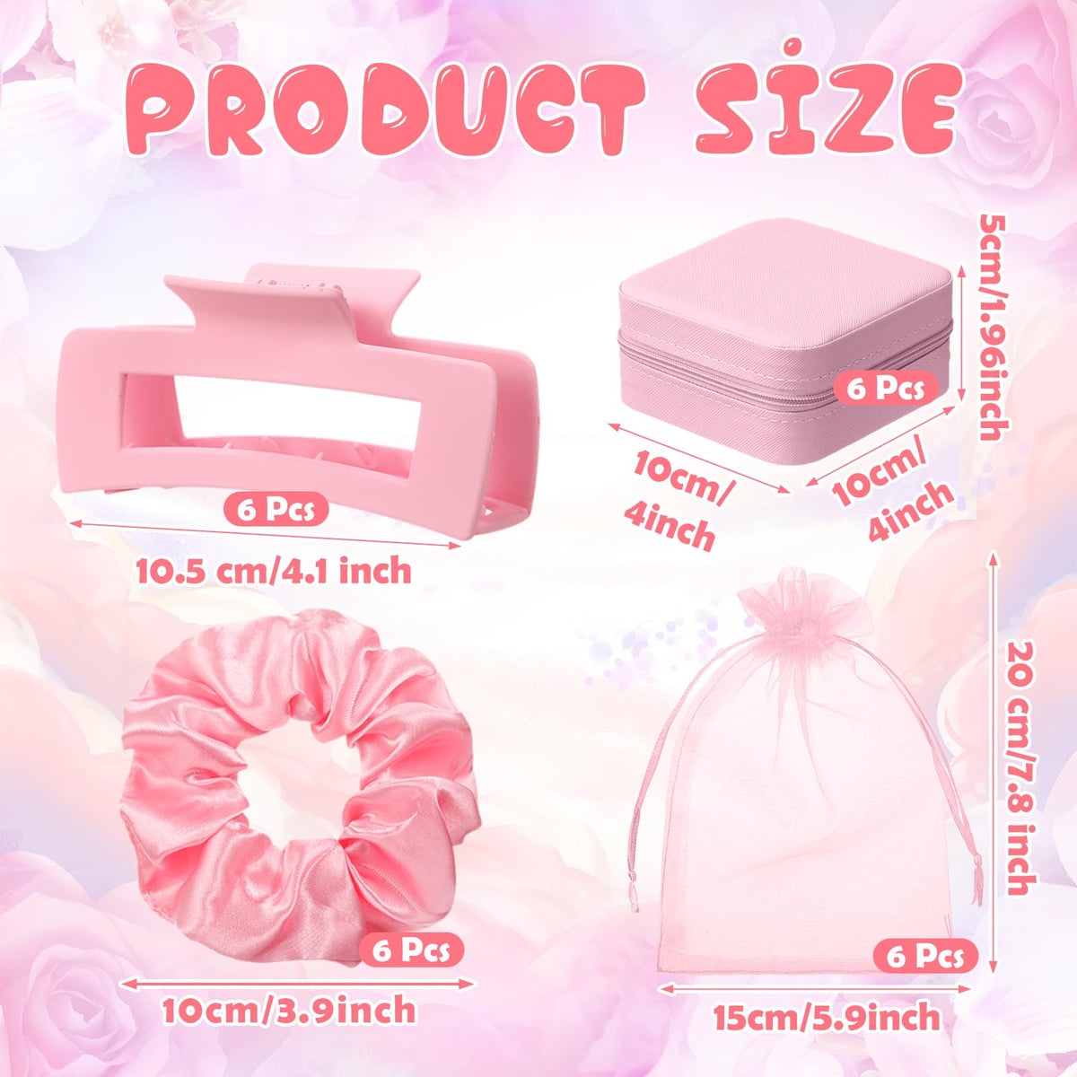 24 Pcs Girls Spa Sleepover Party Favor Gift Kit Pink PU - Cunno Official Imagery - 4