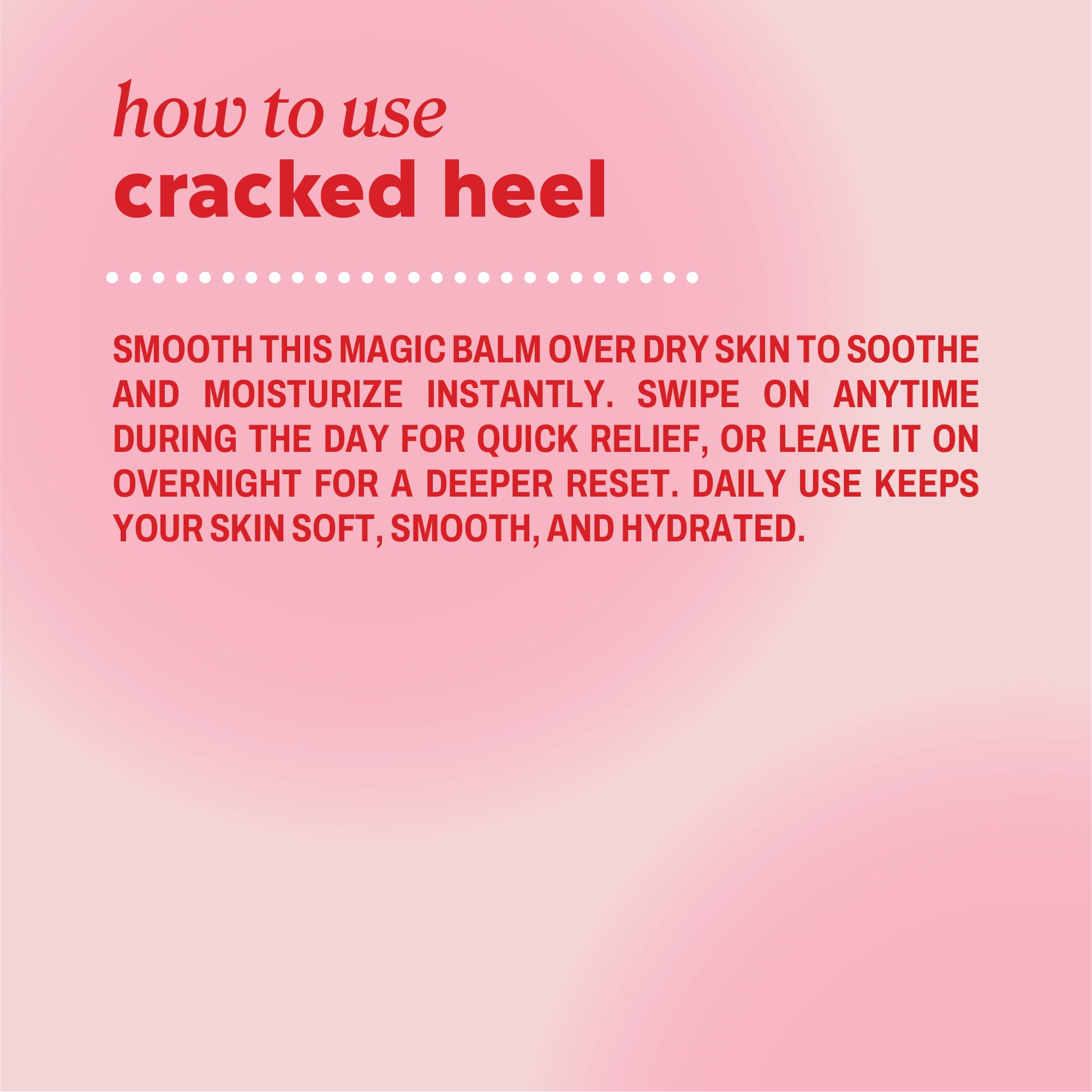 Onyx Professional Heel Repair Balm Stick in coconut, a skin moisturizer for smoothing and nourishing cracked heels and dry skin.