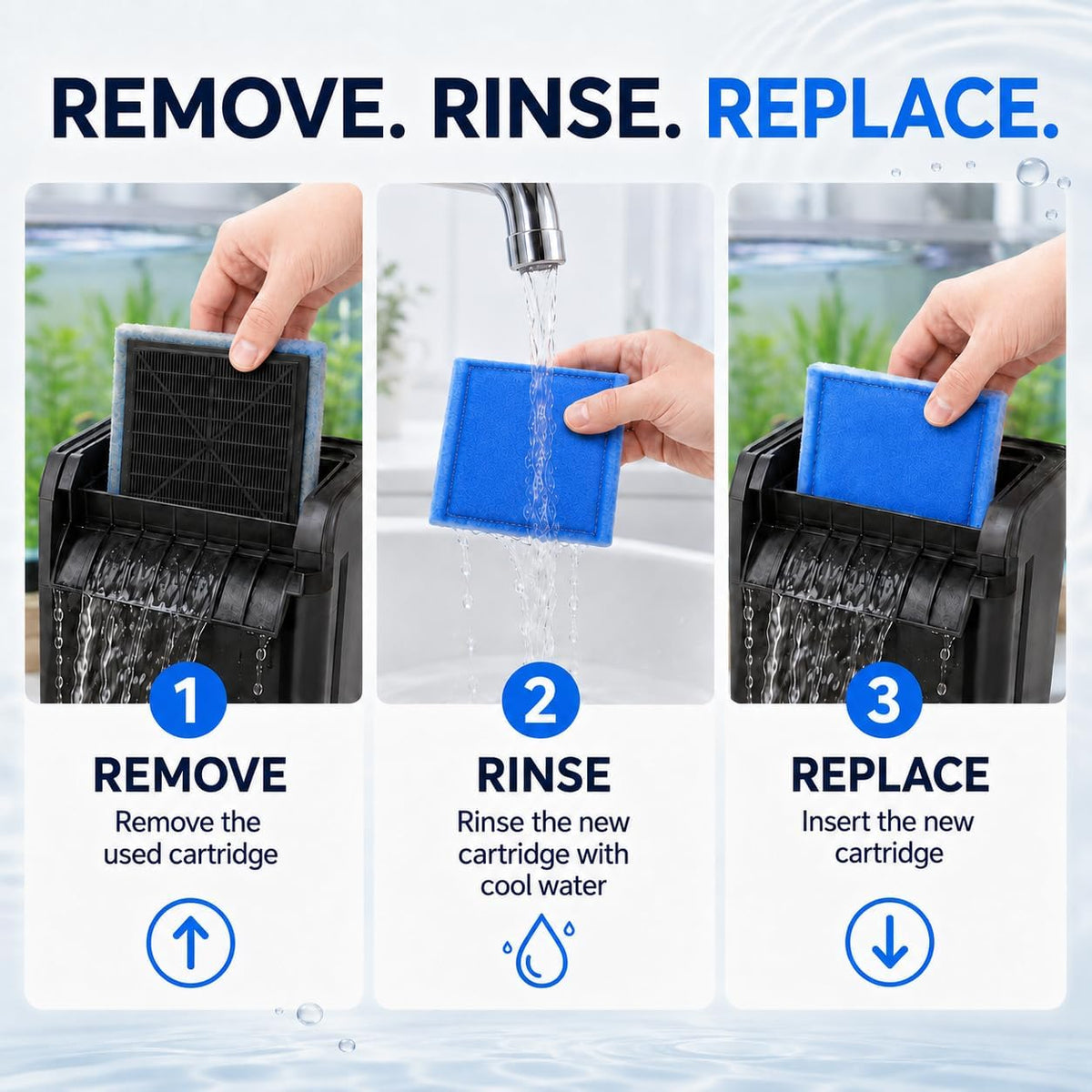 Filter Cartridges Compatible with Aqua Tech 30 60 20 40 Fish - Hedday Official Imagery - 6