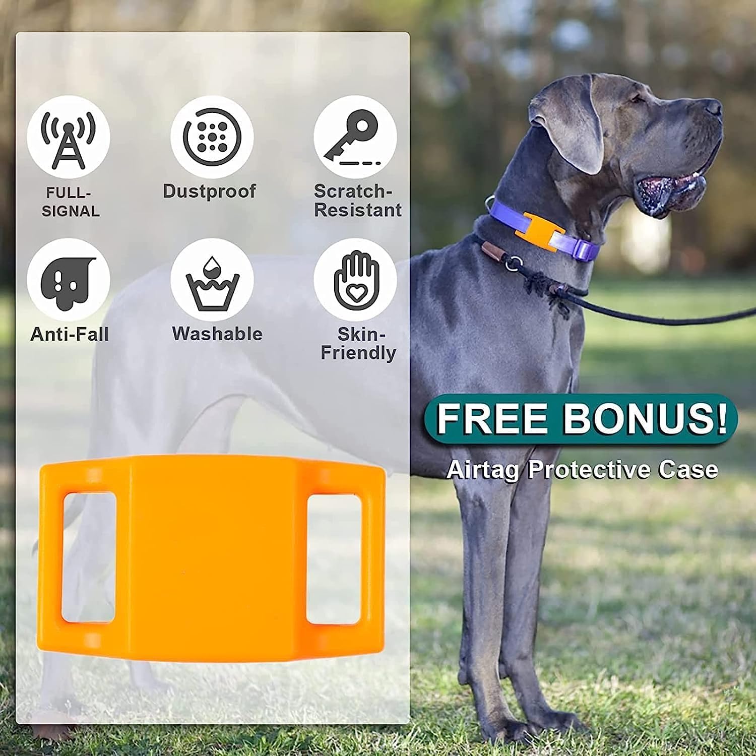 Putago squeaky dog ball for large and medium aggressive chewers, durable and indestructible dog toy with a squeaker.
