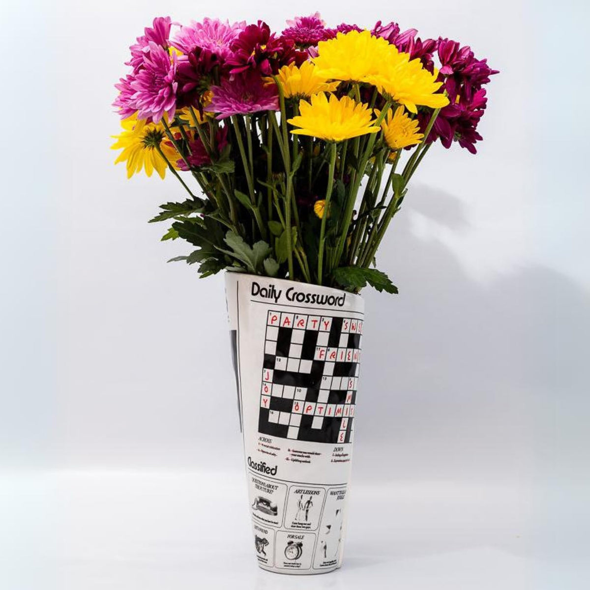 ban do Vintage Newspaper Vase - ban.do Official Imagery - 8