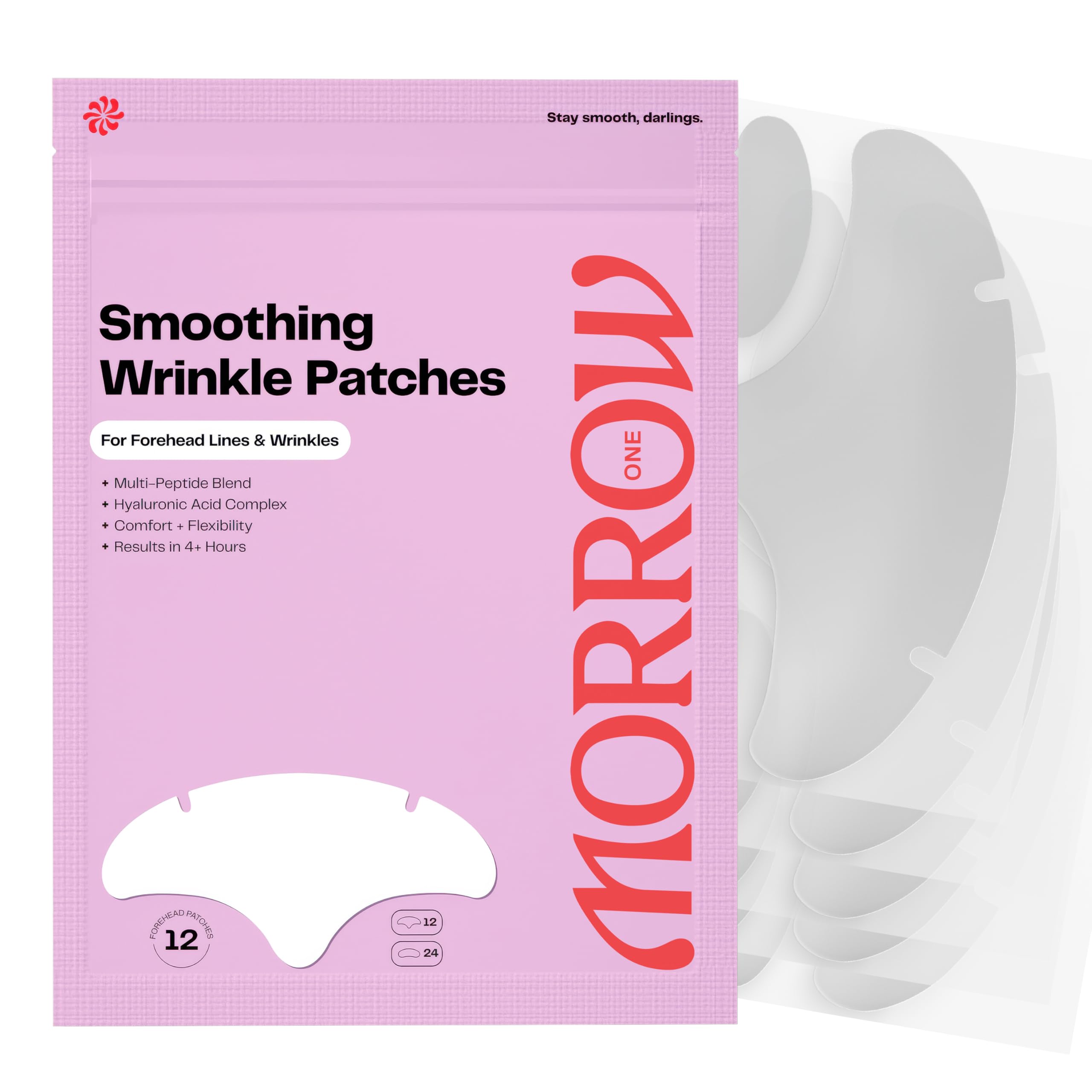One Forehead Wrinkle Patches Peptide Face Tape Overnight 36 Count - Product Imagery