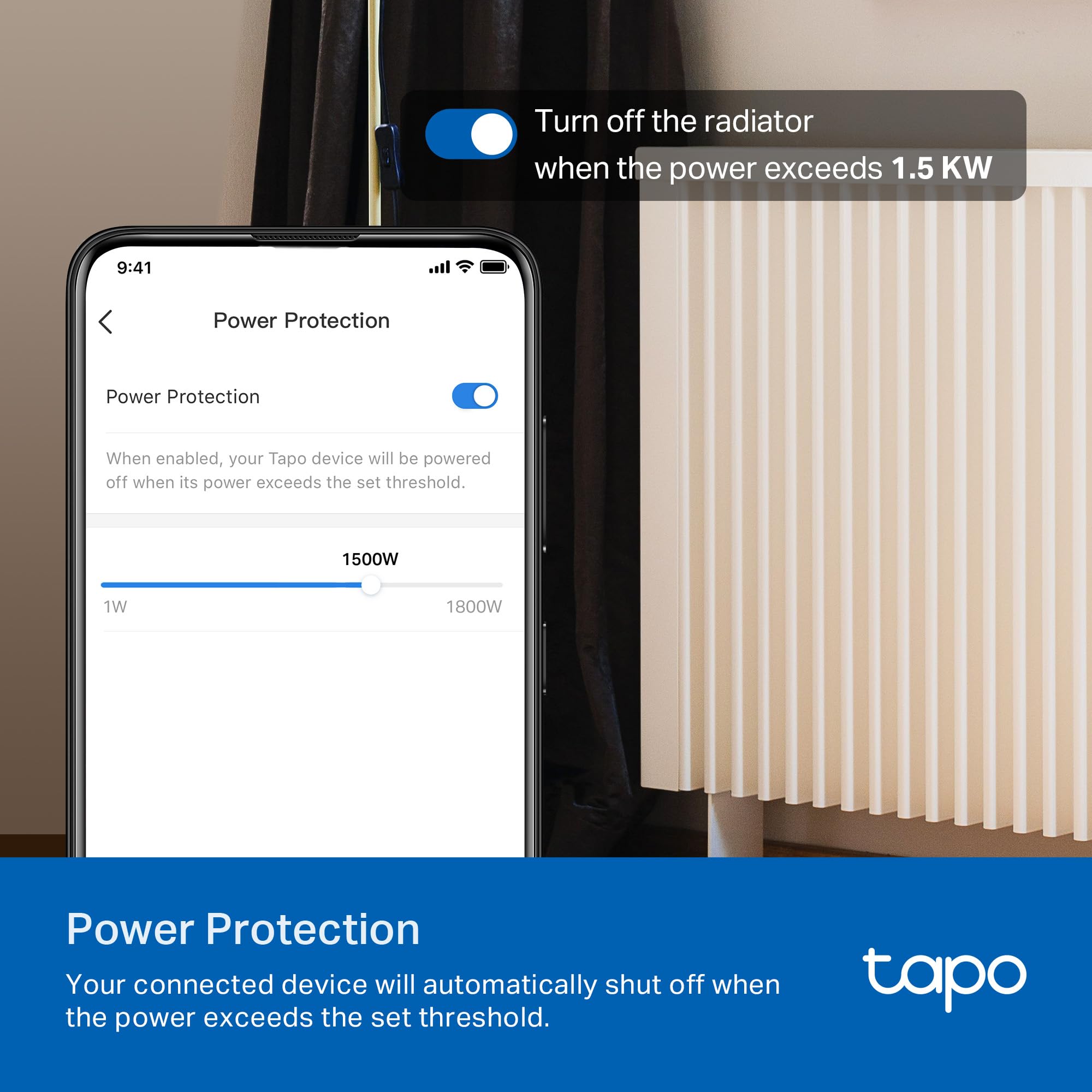 Tapo Smart Plug Wi-Fi, Energy Monitoring, P115 , 15A - Tapo Official Product View 5