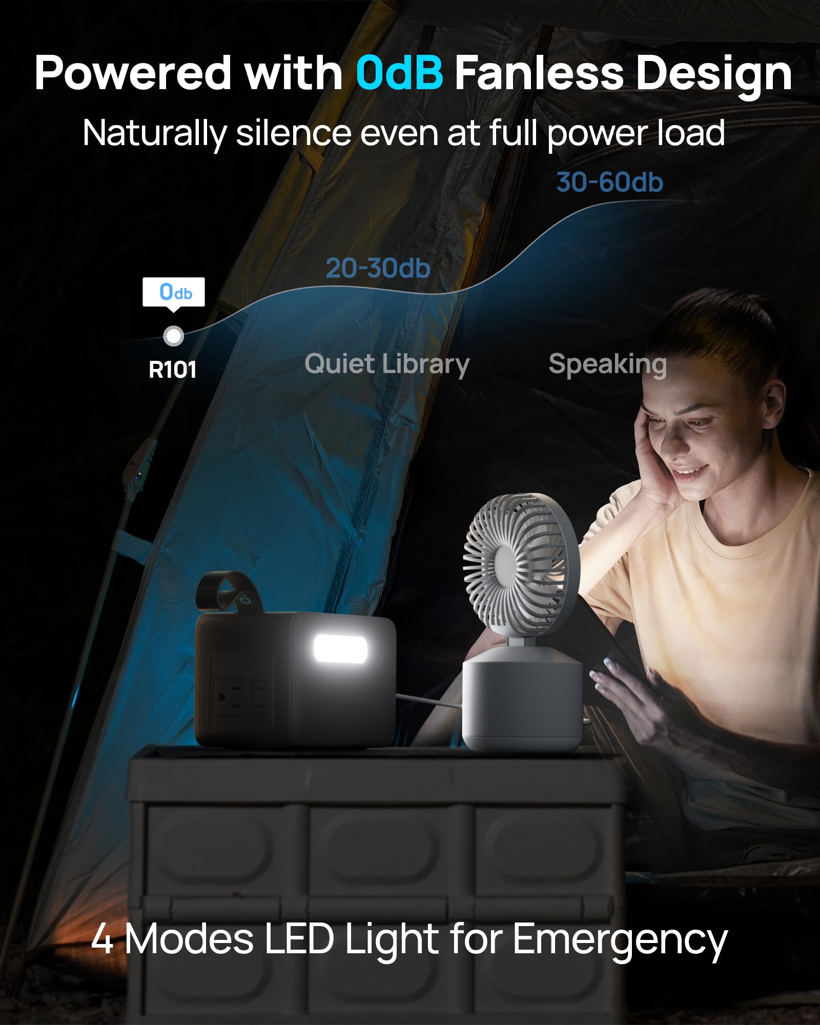 DaranEner Portable Power Station 89.6Wh Solar Power Bank with Out - DaranEner Official Product View 7