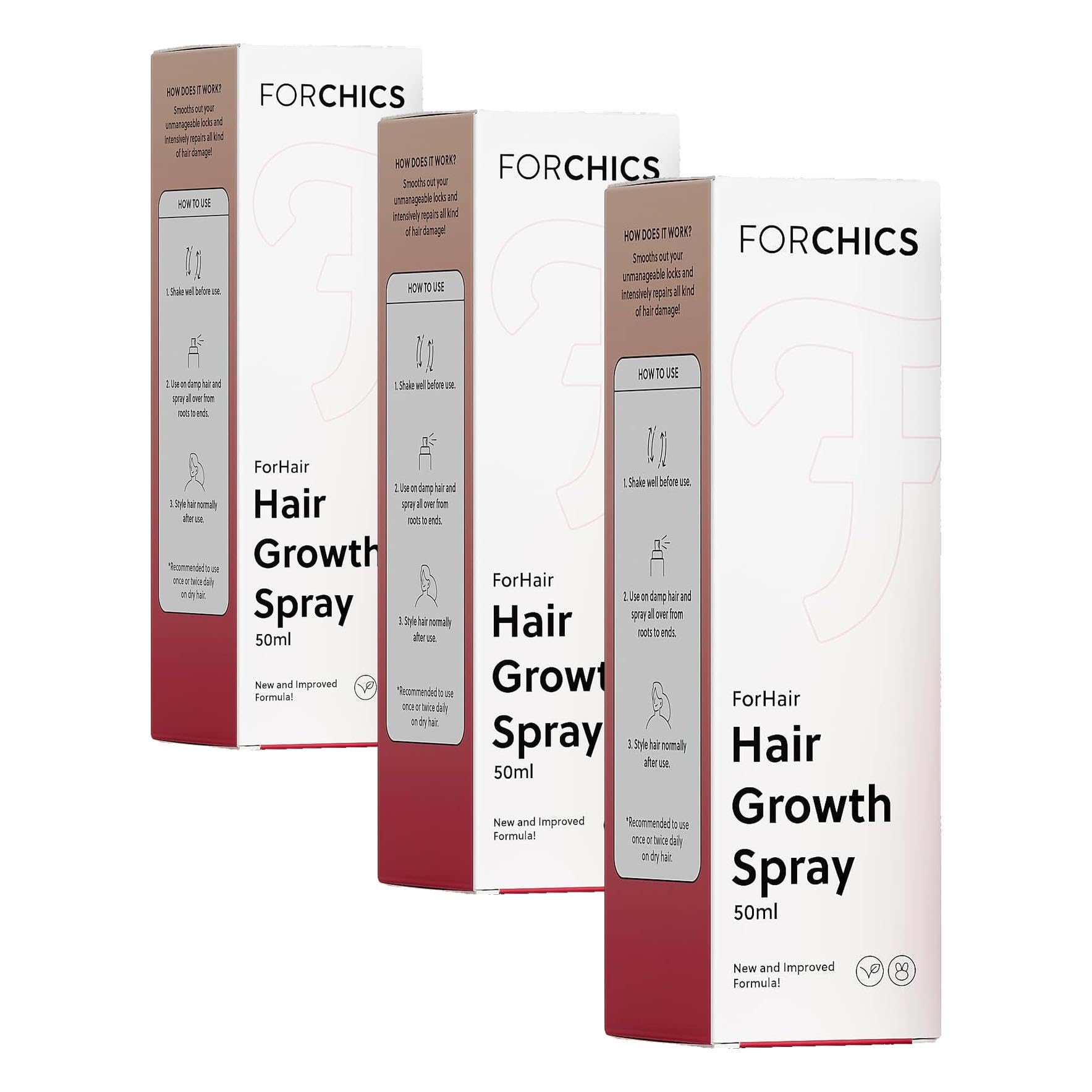 ForChics Hair Growth Spray - Hormone Free Safe Hair Regrowth - Forchics Official Product View 9