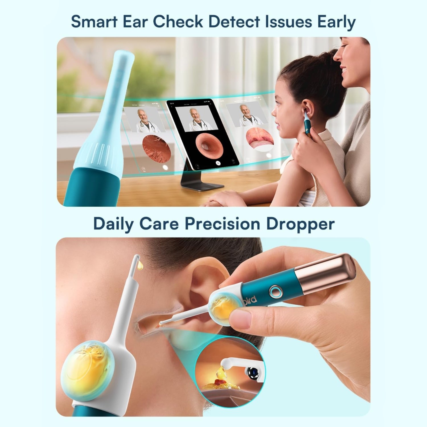 BEBIRD Earsight Ultra Ear Wax Removal Kit with 2K HD camera, visual ear cleaner and ear health inspection tool.