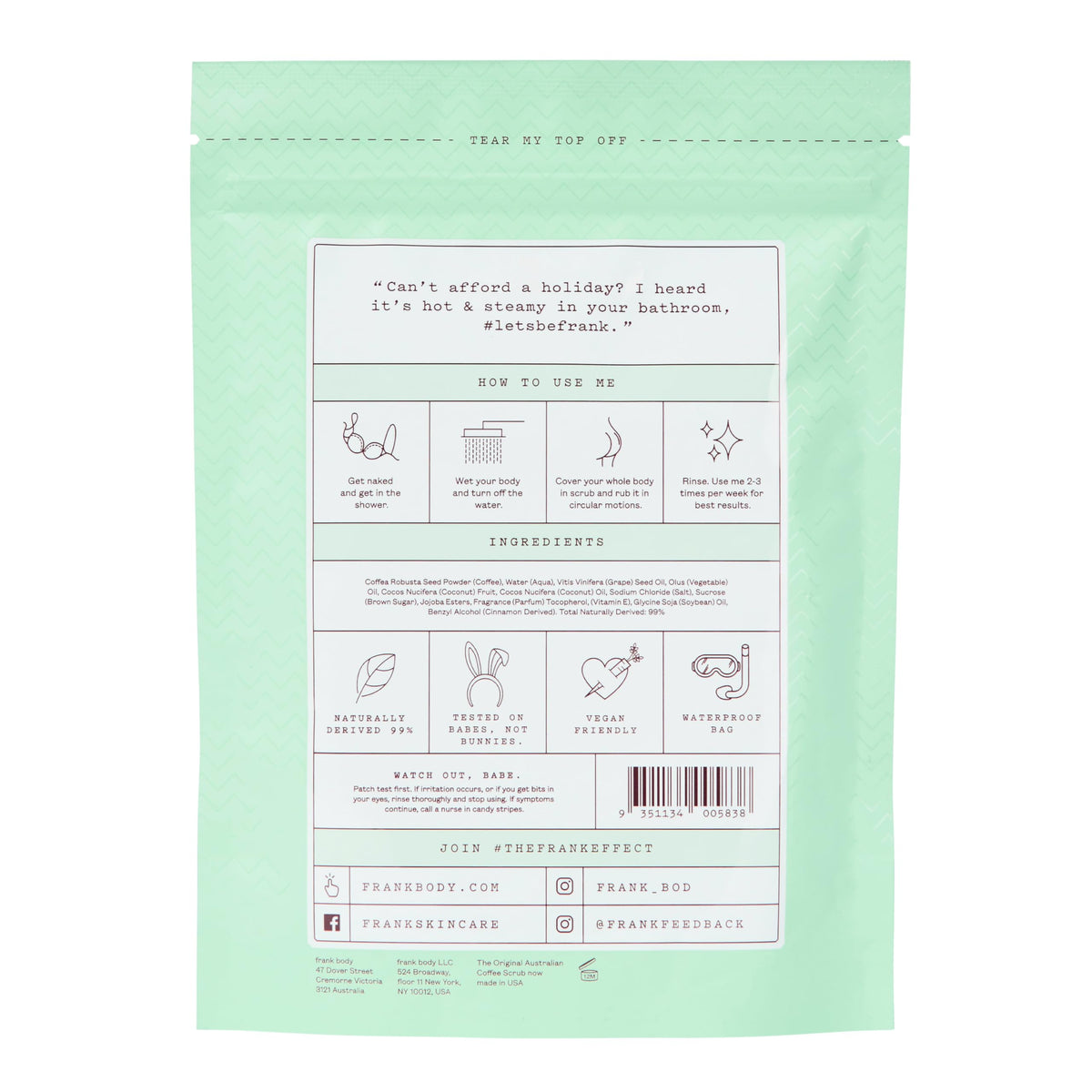 Frank Body Coconut Coffee Scrub - frank body Official Imagery - 3