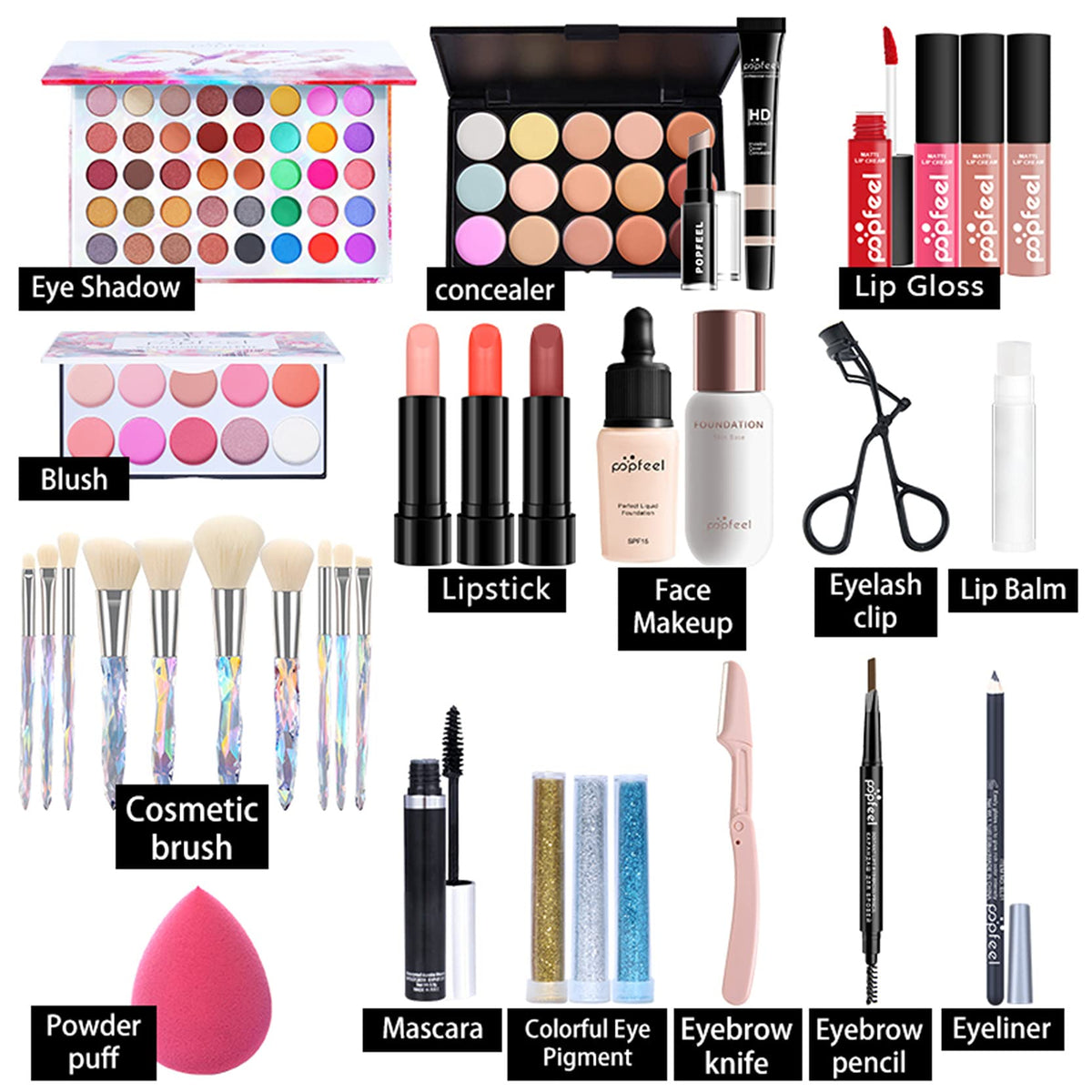 FantasyDay All In One Makeup Kit Xmas Full Makeup Gift Set - FantasyDay Official Imagery - 4