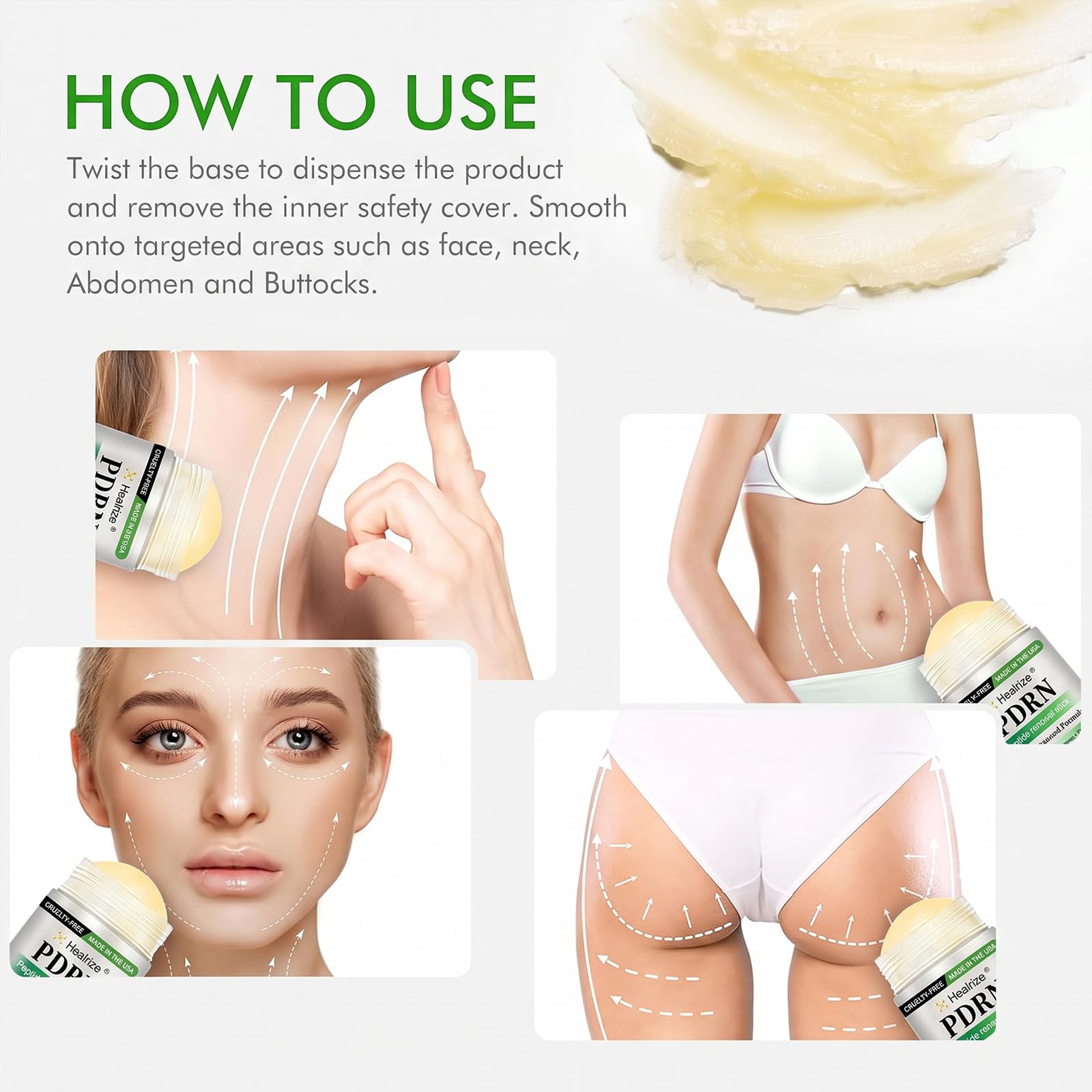 Healrize PDRN Peptide Renewal Stick, Anti-Aging Targeted Spot - Rolimey