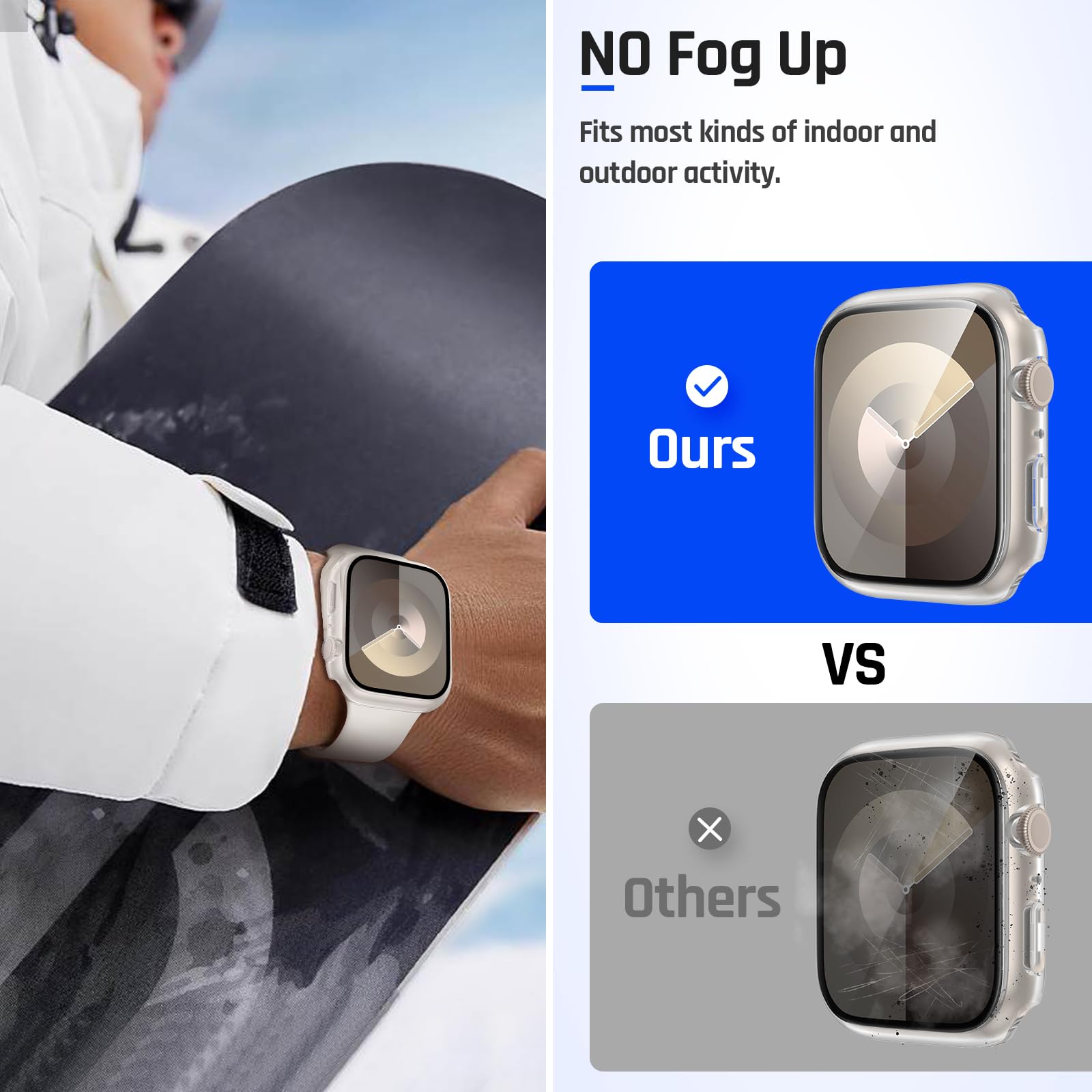 Goton IP67 Waterproof Case with Glass for Apple Watch 40mm Series 6/5/ - View 4
