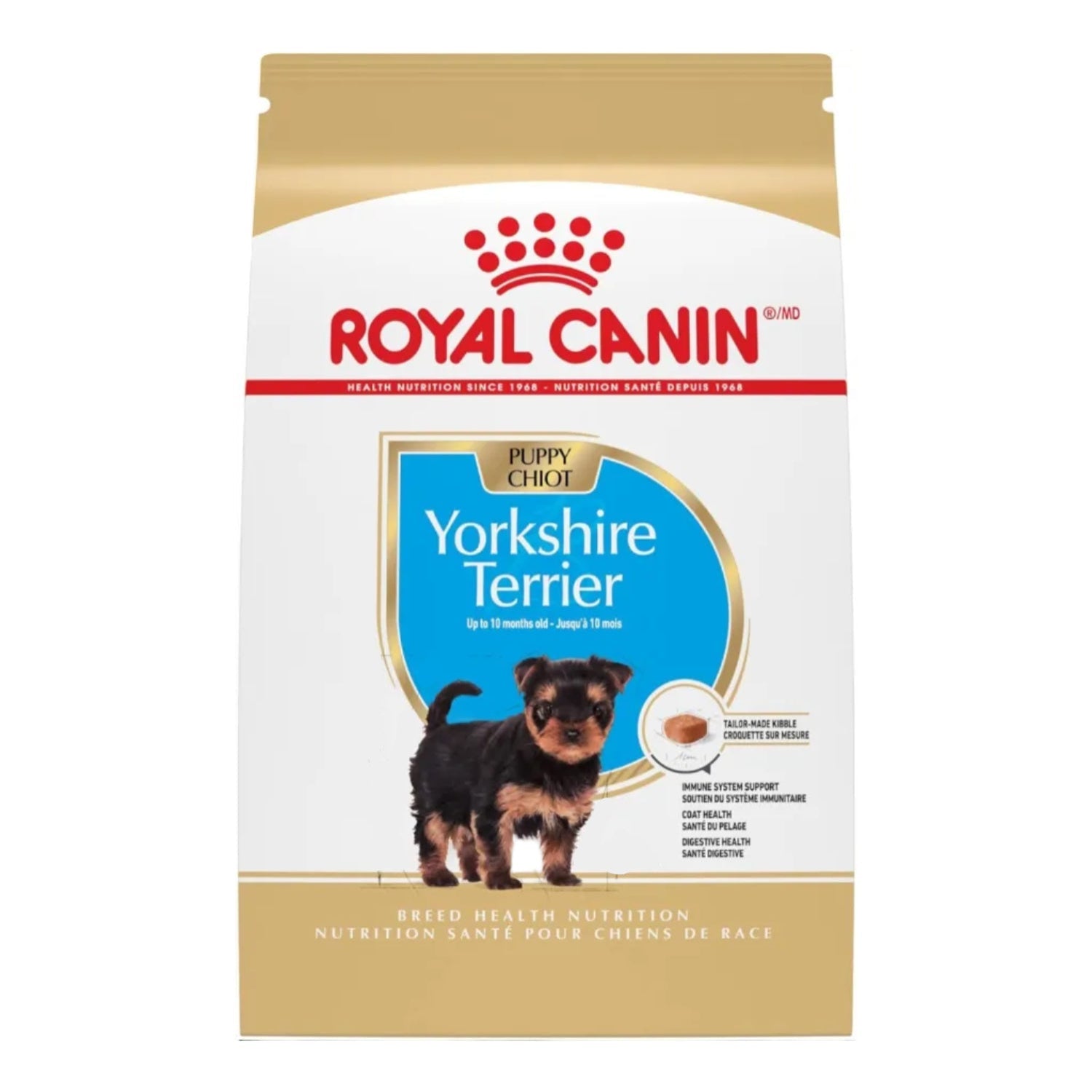 Elefair Royal Canin Yorkshire Terrier Puppy dry dog food in 2.5 lb bag, nutritious kibble for small breed puppies