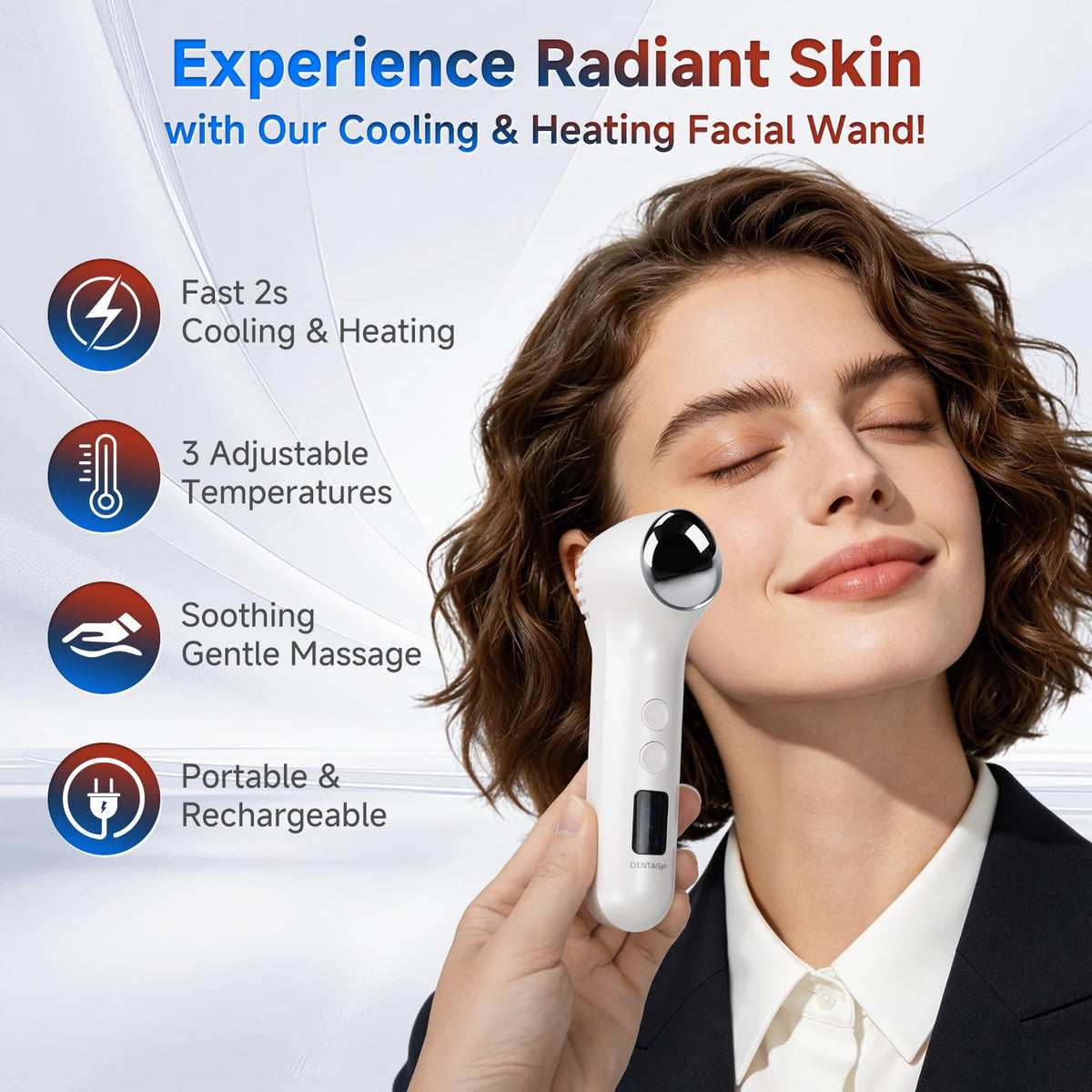 Depuffing Wand with Cold and Heat 2 in1 Eye and Face - DENTAISyn Official Imagery - 7