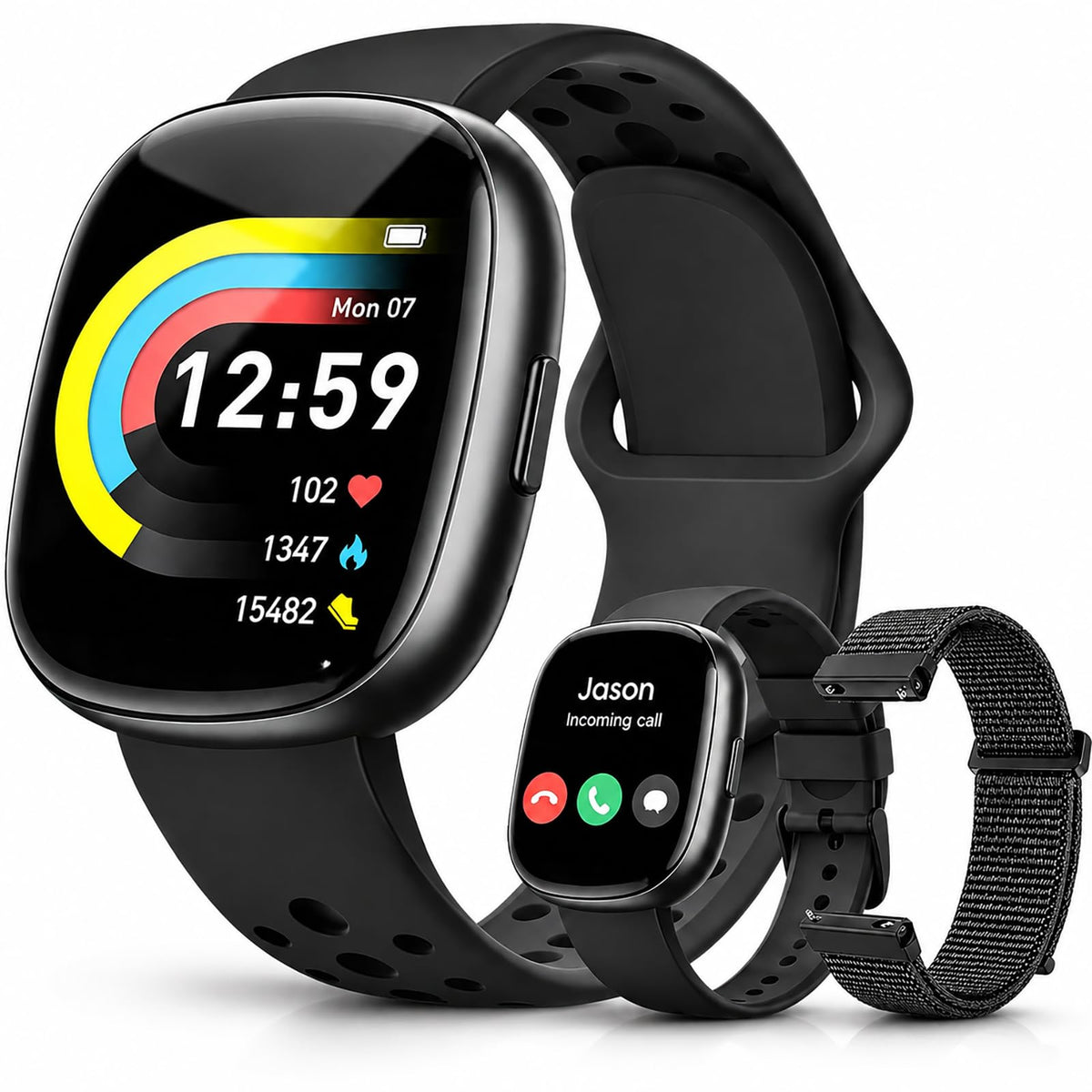 Smart Watch for Men Women Fitness Tracker with 120 Sport - Sanorum Official Imagery - 2