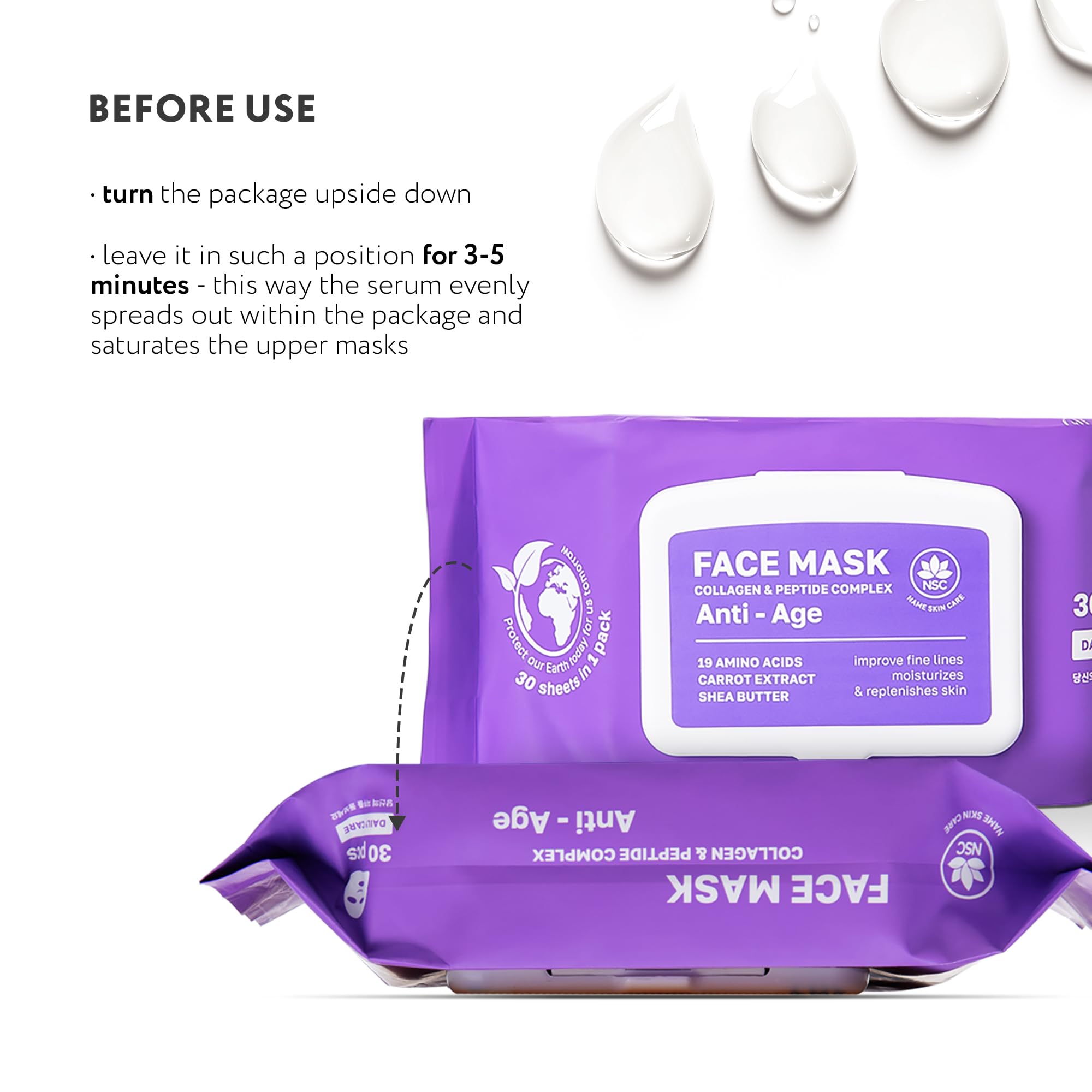 Korean Collagen Face Mask Set - NSC