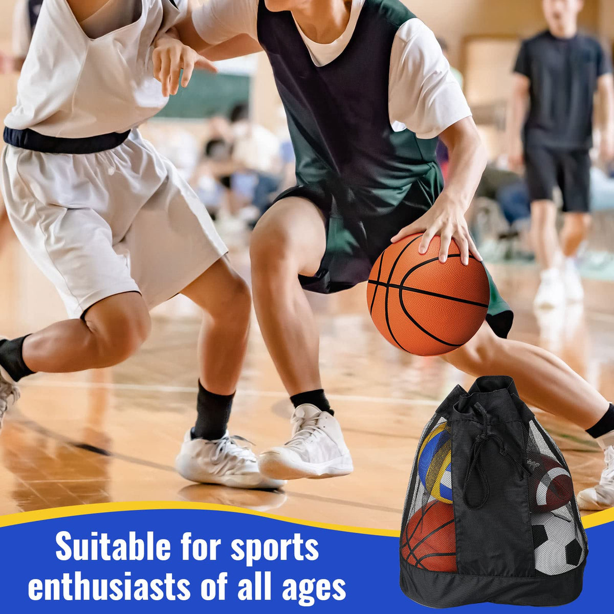 Jerify 4 Pcs Sport Balls Soccer Football Basketball - Jerify Official Imagery - 5