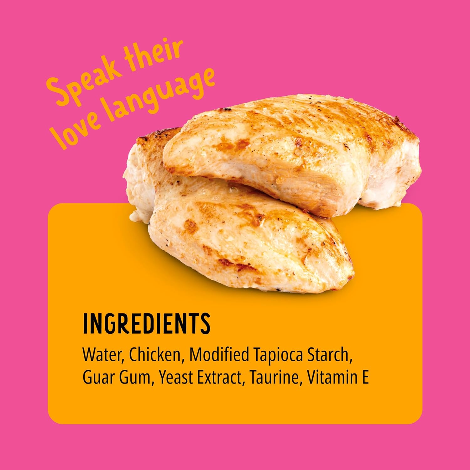 Bonkers Licky Tubes wet cat treats with tender chicken flavor, featuring real meat for cats, in a resealable tube packaging.